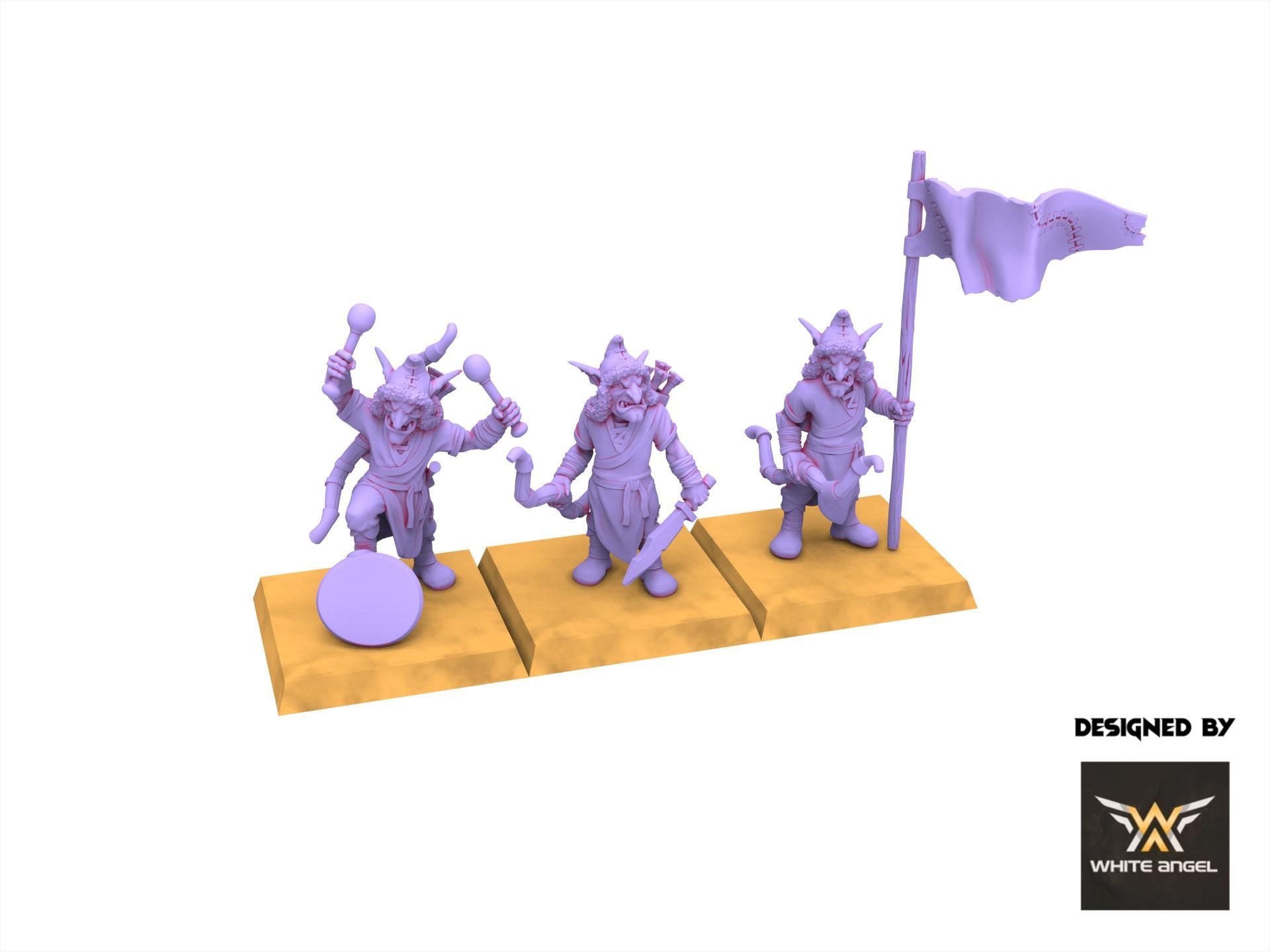 Infernal Dwarves - infernal Goblin Arrow - usable for Oldhammer, Fantasy battles, 9th age