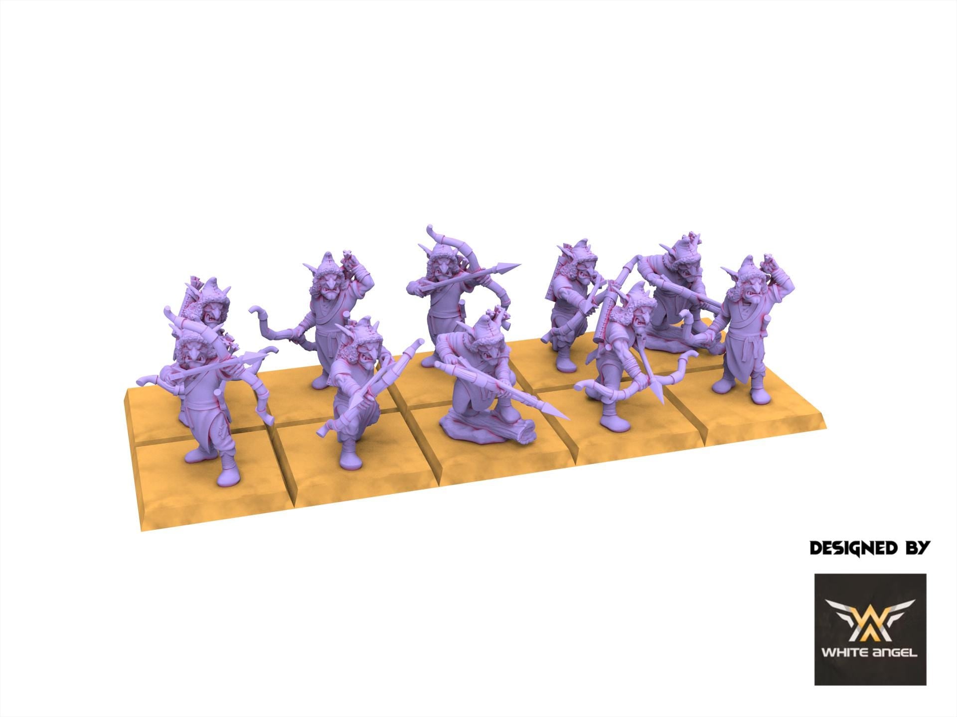 Infernal Dwarves - infernal Goblin Arrow - usable for Oldhammer, Fantasy battles, 9th age