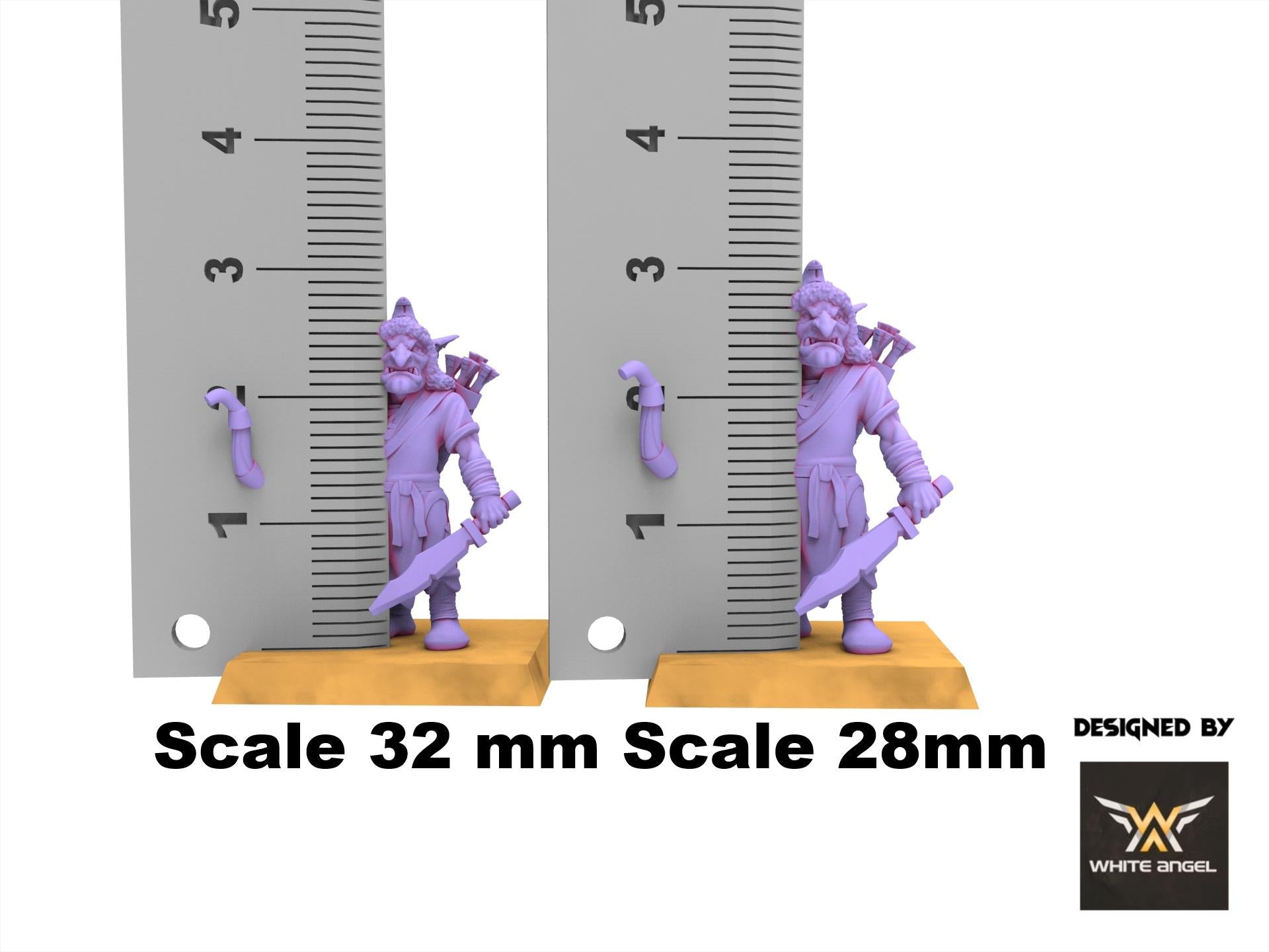 Infernal Dwarves - infernal Goblin Arrow - usable for Oldhammer, Fantasy battles, 9th age
