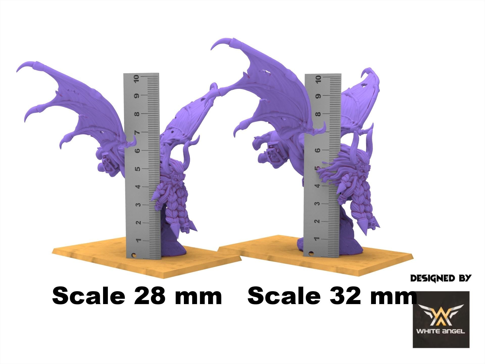 Infernal Dwarves - Infernal God - usable for Oldhammer, Fantasy battles, 9th age