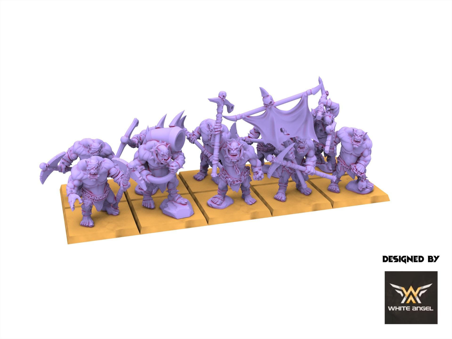 Infernal Dwarves - Infernal Orc Slave - usable for Oldhammer, Fantasy battles, 9th age