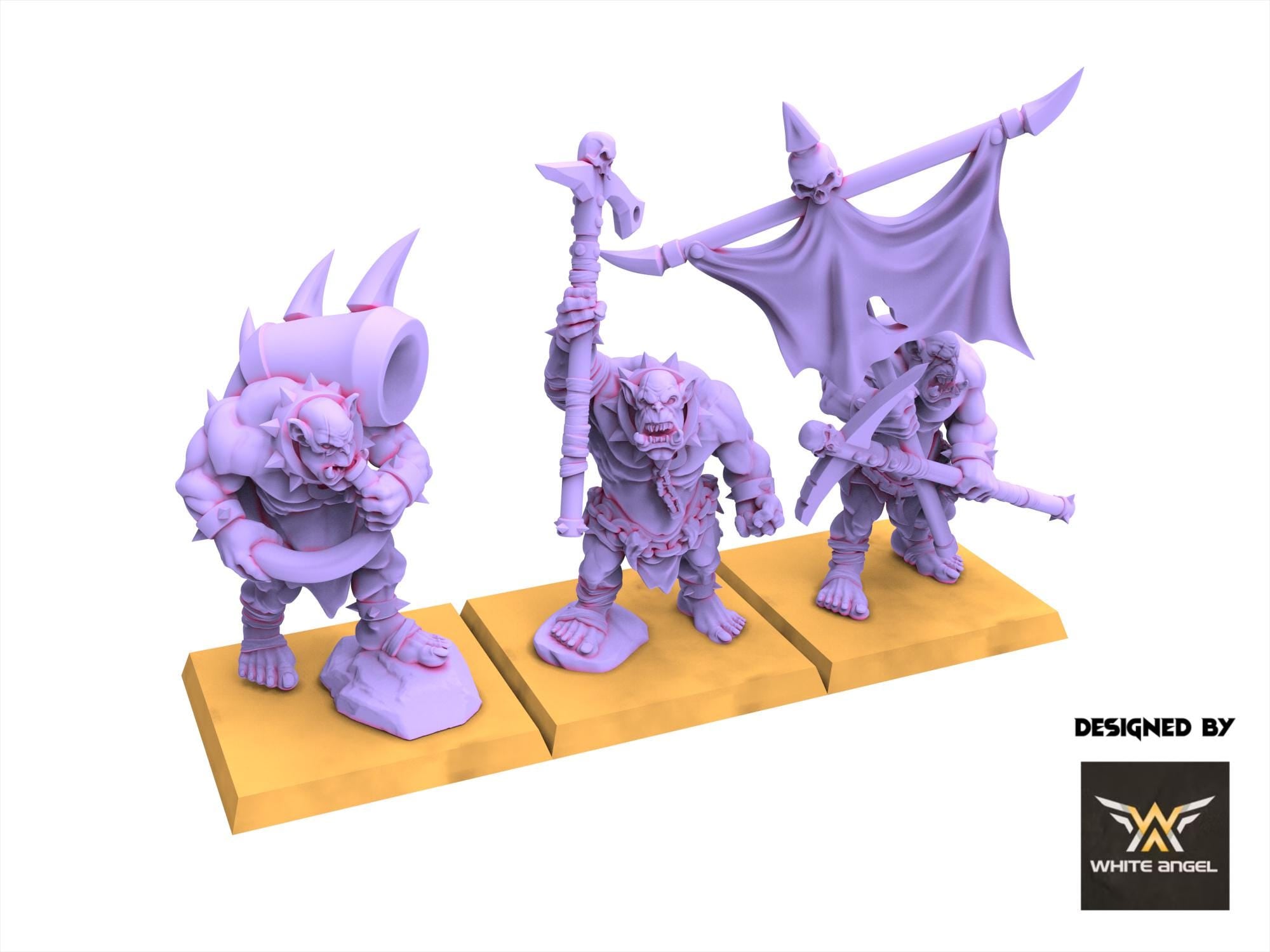 Infernal Dwarves - Infernal Orc Slave - usable for Oldhammer, Fantasy battles, 9th age