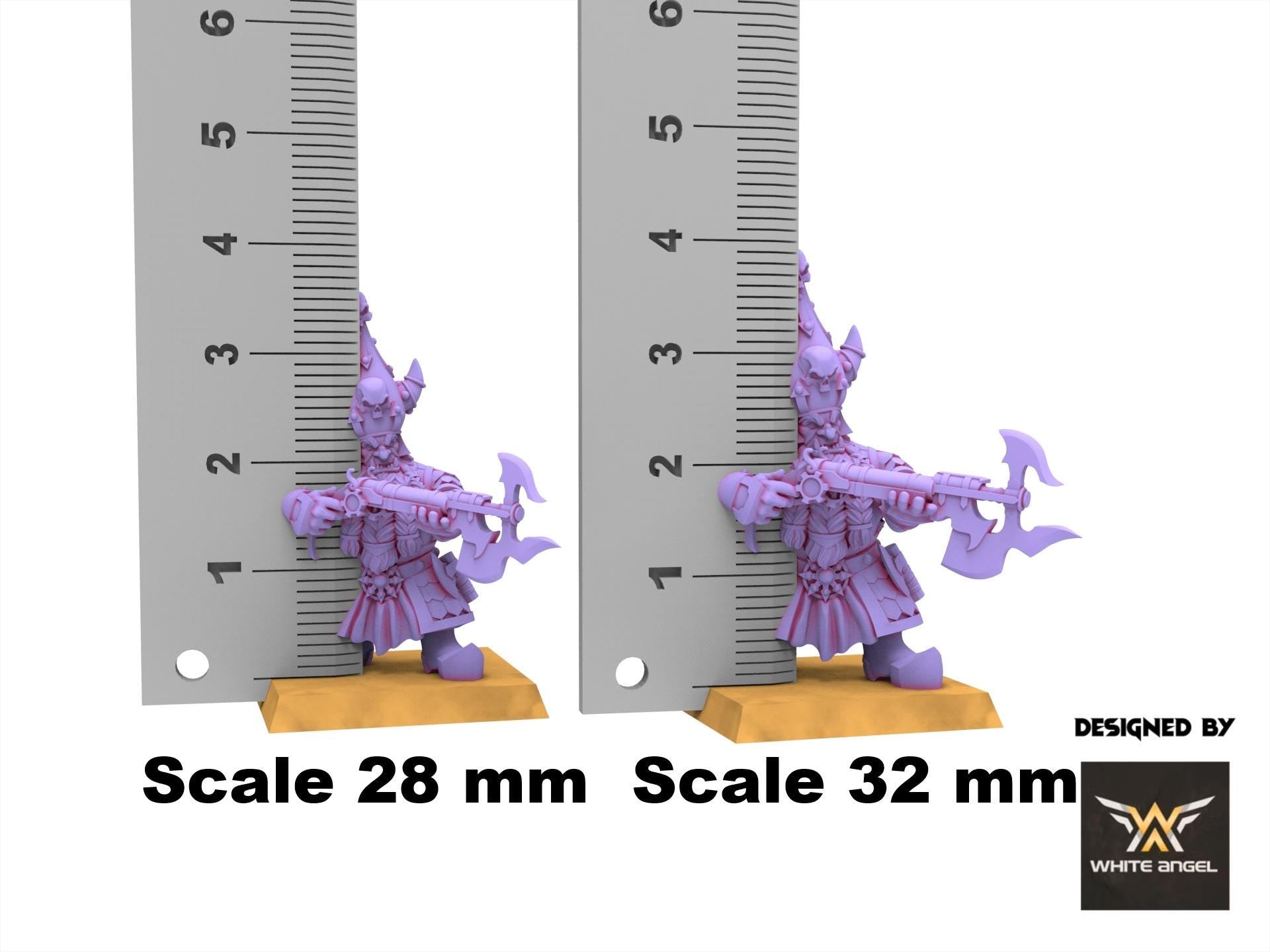 Infernal Dwarves - Infernal Whistle - usable for Oldhammer, Fantasy battles, 9th age