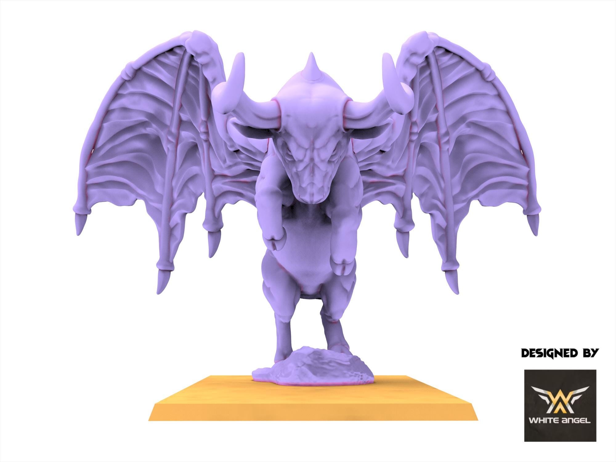 Infernal Dwarves - Infernal Bull - usable for Oldhammer, Fantasy battles, 9th age