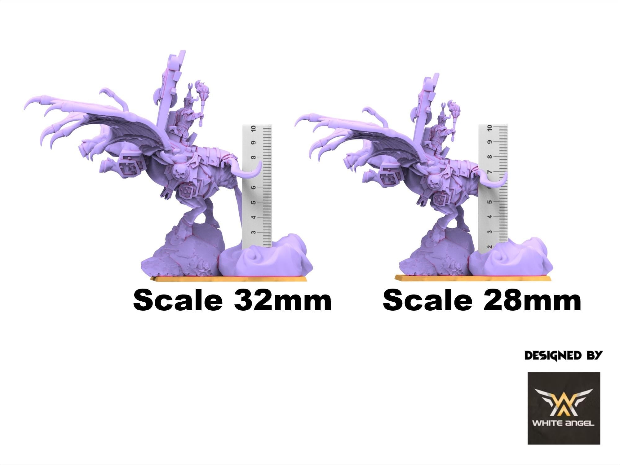 Infernal Dwarves - Infernal Commander Bull - usable for Oldhammer, Fantasy battles, 9th age