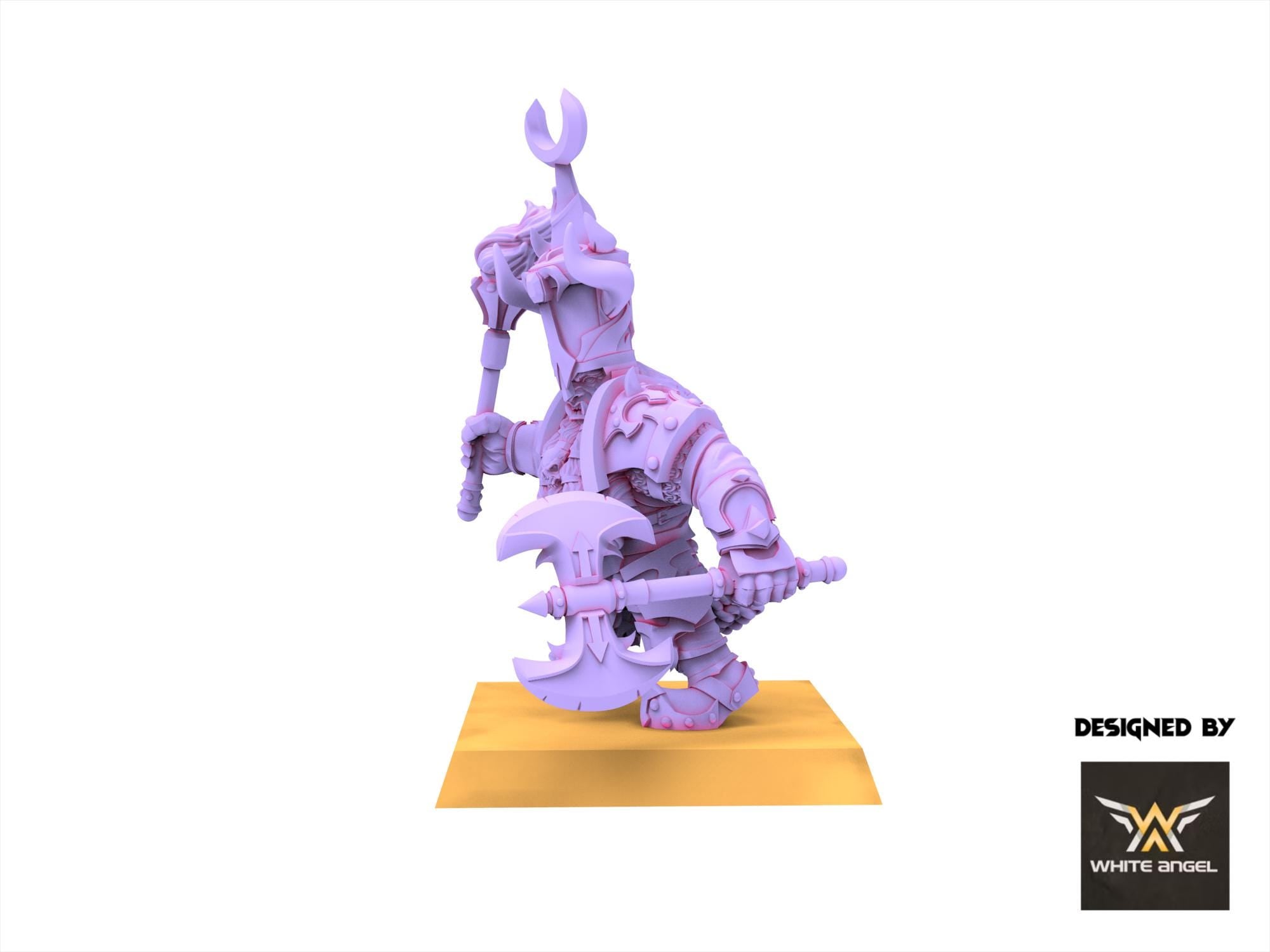 Infernal Dwarves -Infernal Commander - usable for Oldhammer, Fantasy battles, 9th age