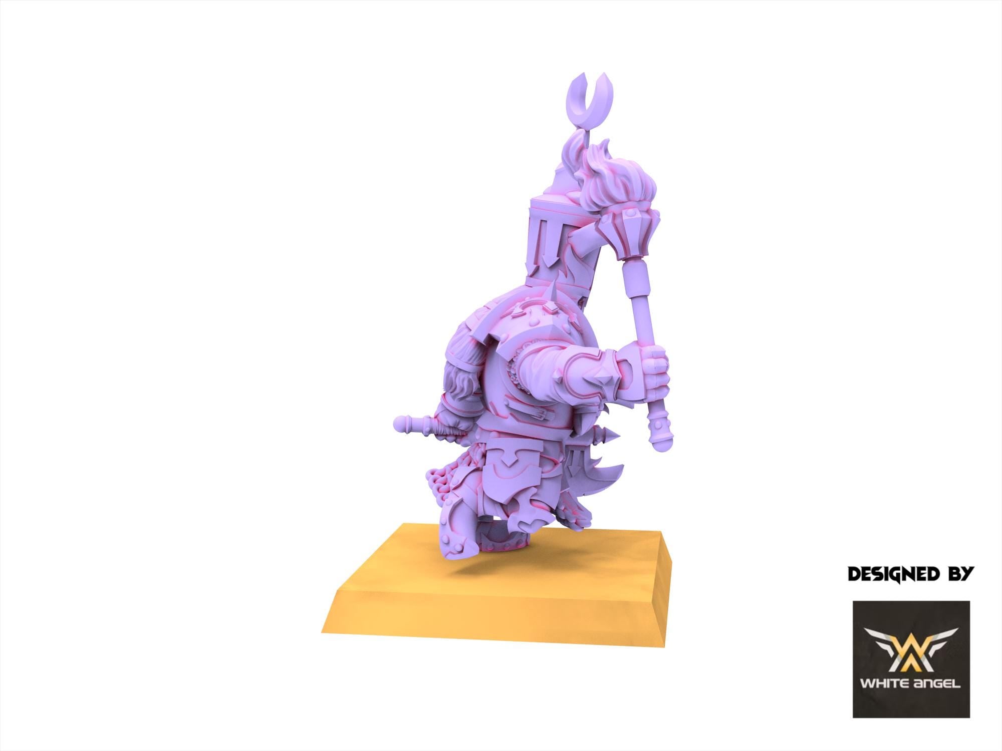 Infernal Dwarves -Infernal Commander - usable for Oldhammer, Fantasy battles, 9th age