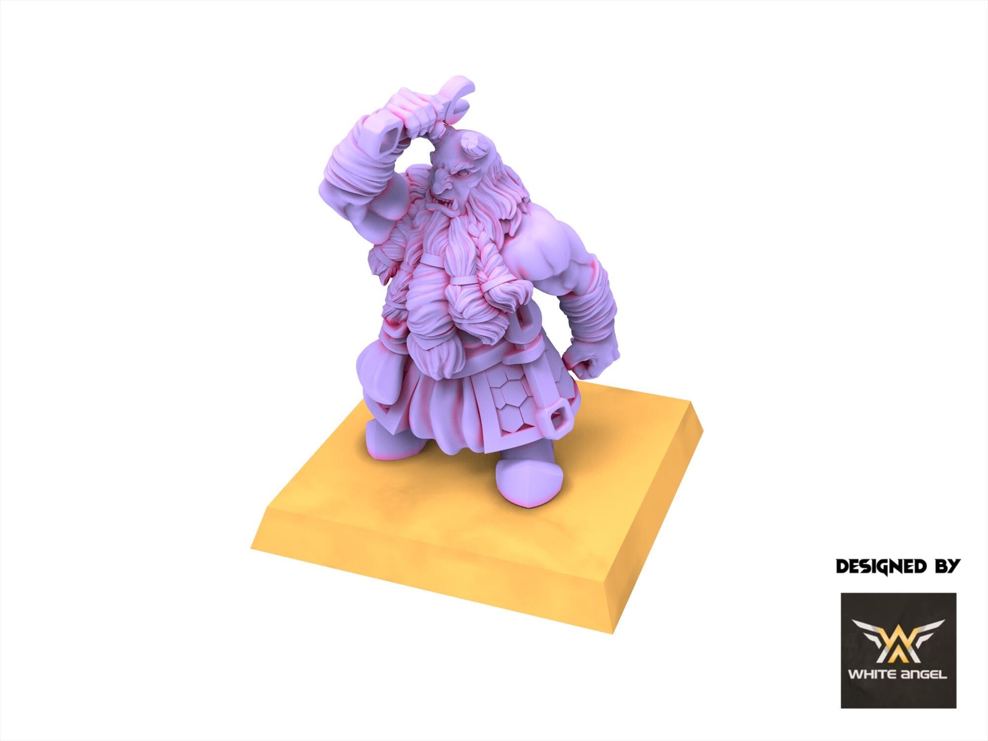 Infernal Dwarves - Infernal Destructor Cannon usable for Oldhammer, Fantasy battles, 9th age