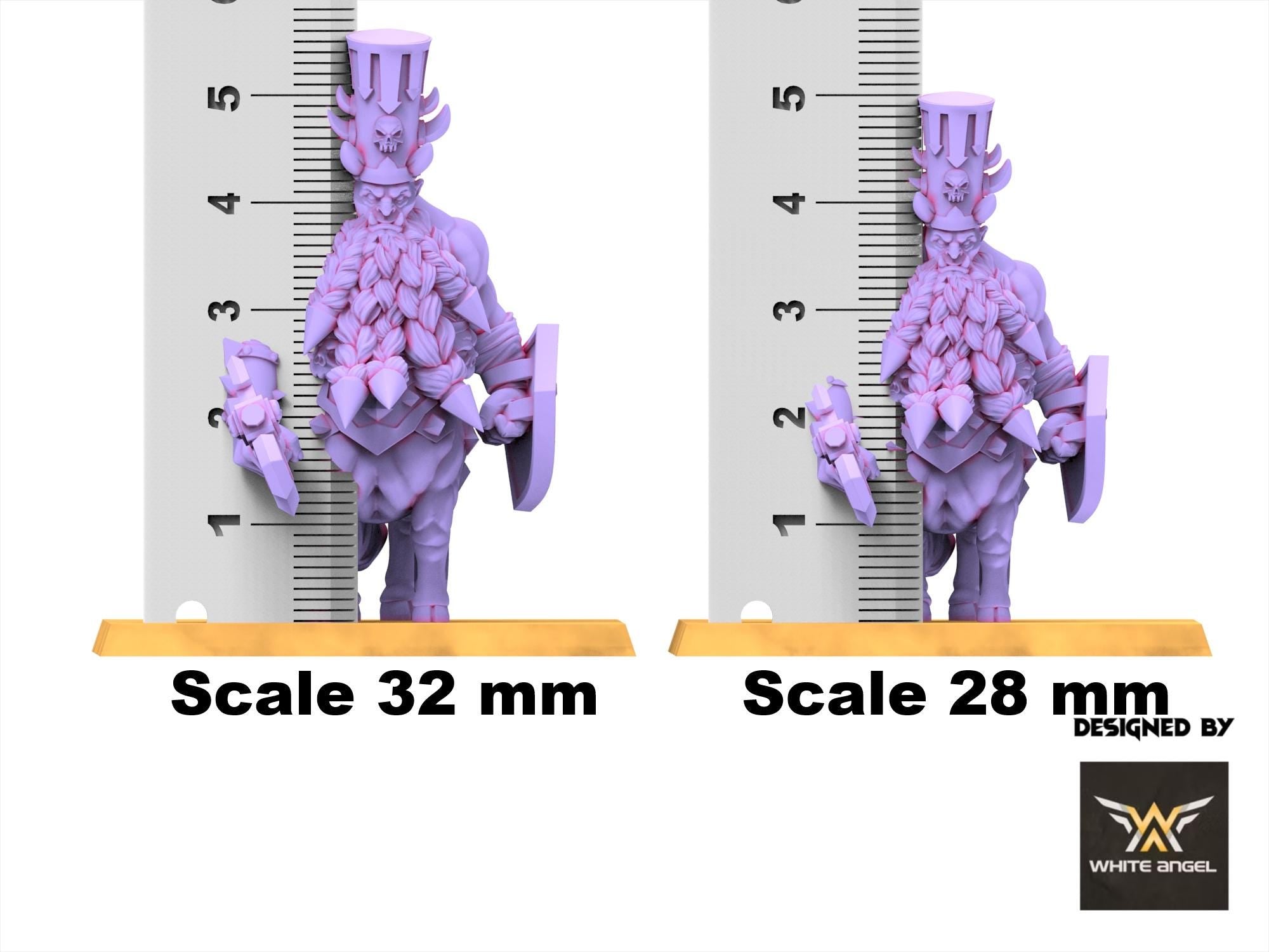 Infernal Dwarves - Infernal Centaur - usable for Oldhammer, Fantasy battles, 9th age