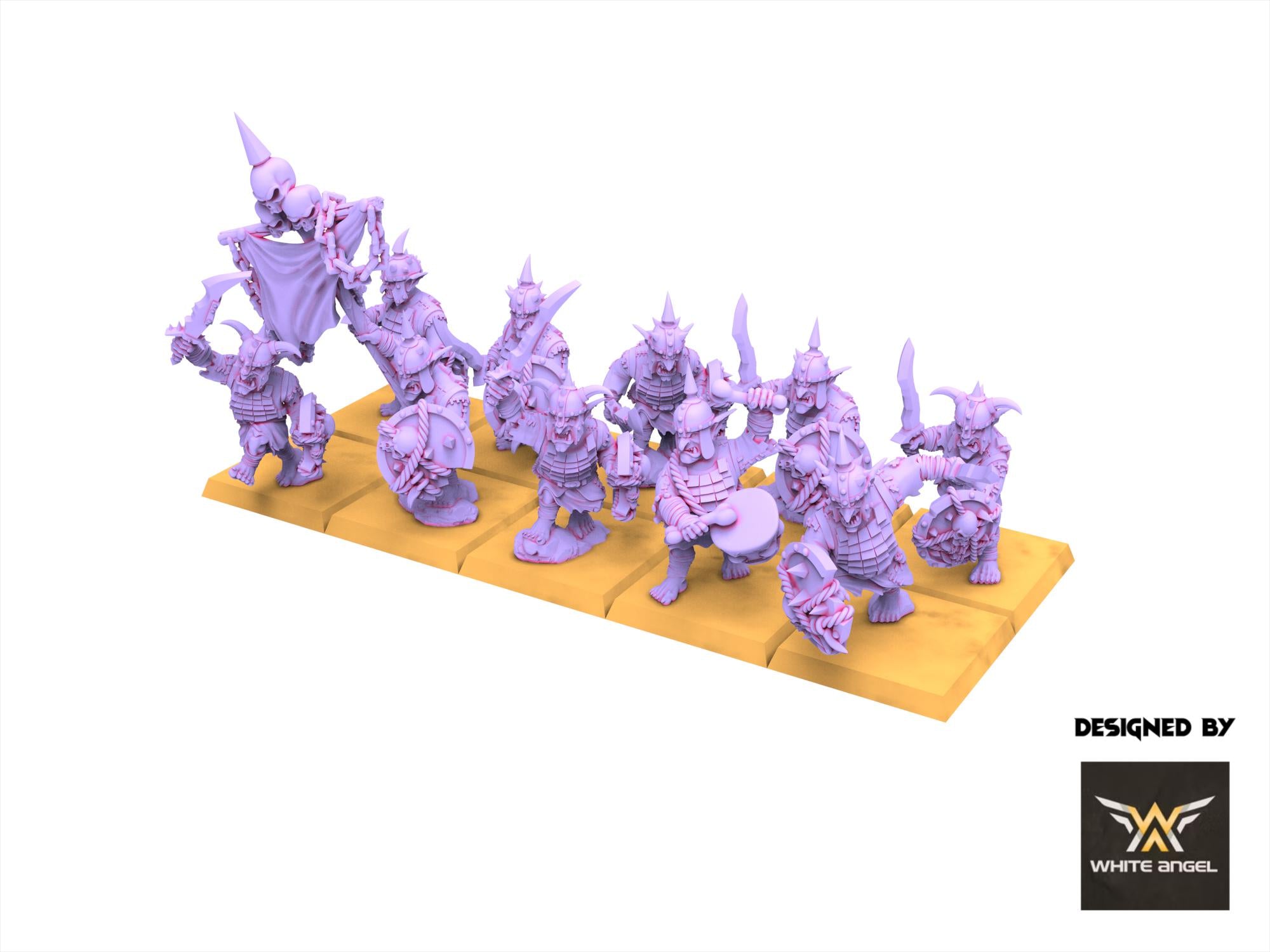 Infernal Dwarves - Infernal Goblin - usable for Oldhammer, Fantasy battles, 9th age