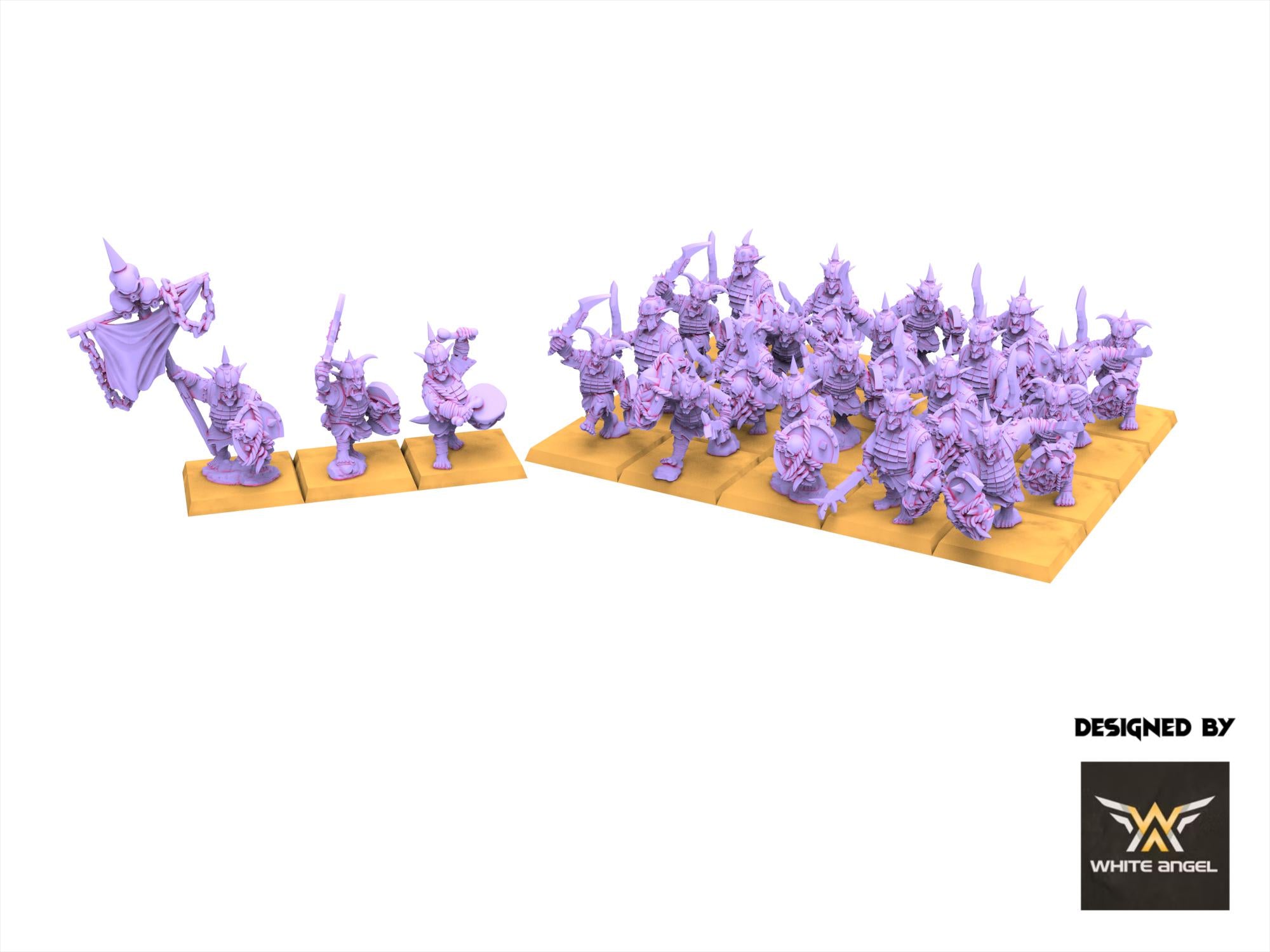 Infernal Dwarves - Infernal Goblin - usable for Oldhammer, Fantasy battles, 9th age