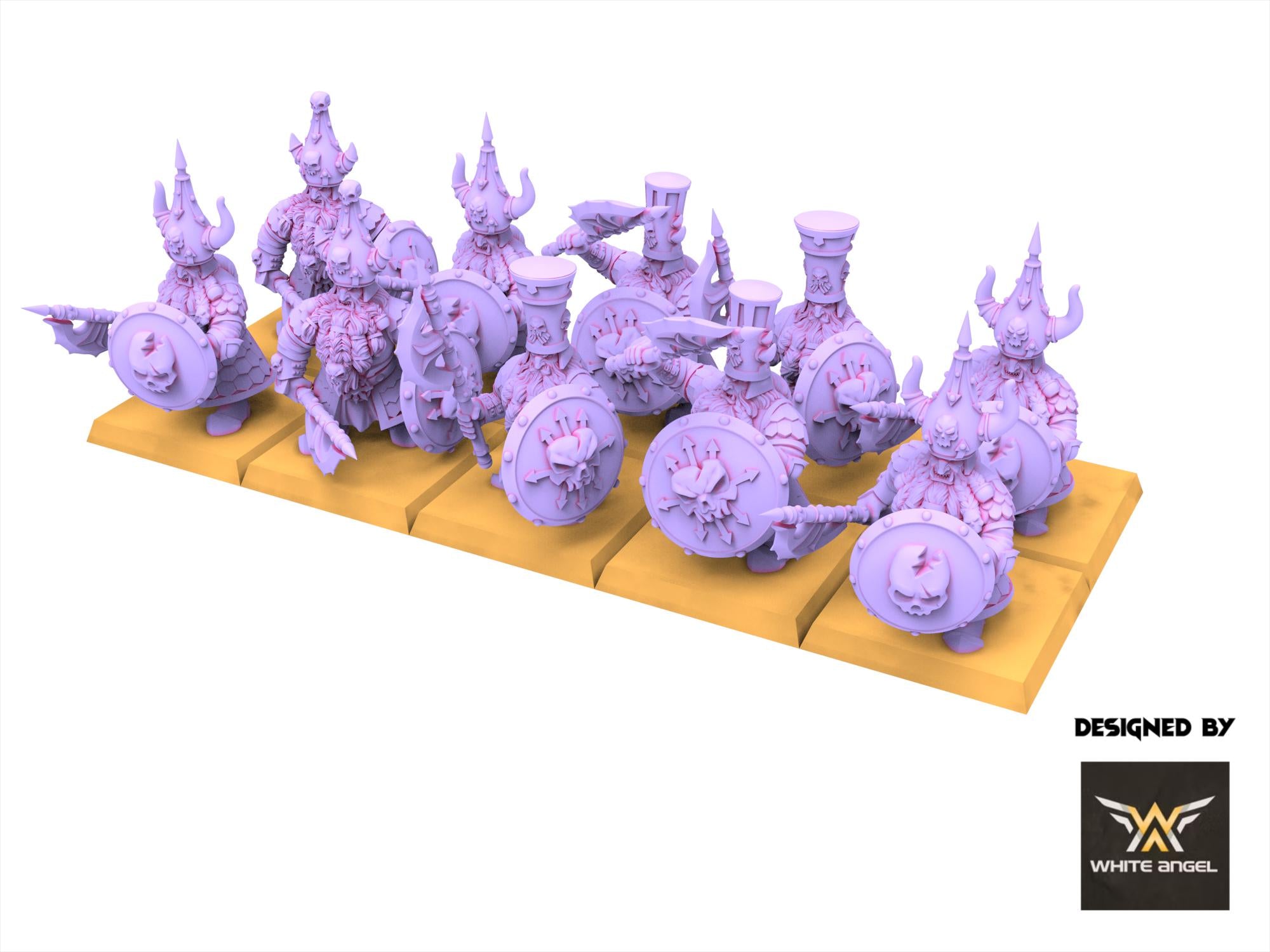 Infernal Dwarves - Infernal guard - usable for Oldhammer, Fantasy battles, 9th age