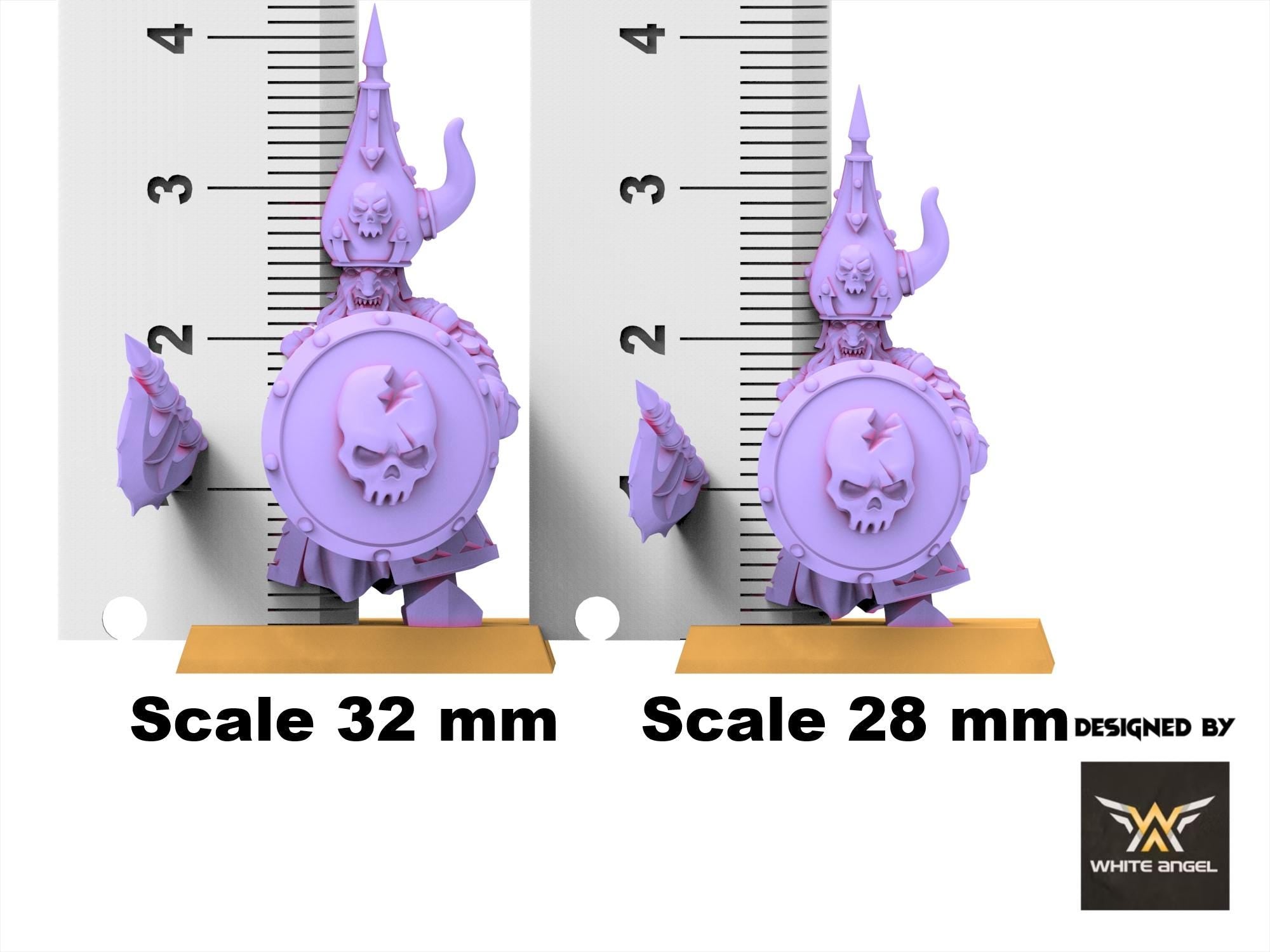 Infernal Dwarves - Infernal guard - usable for Oldhammer, Fantasy battles, 9th age