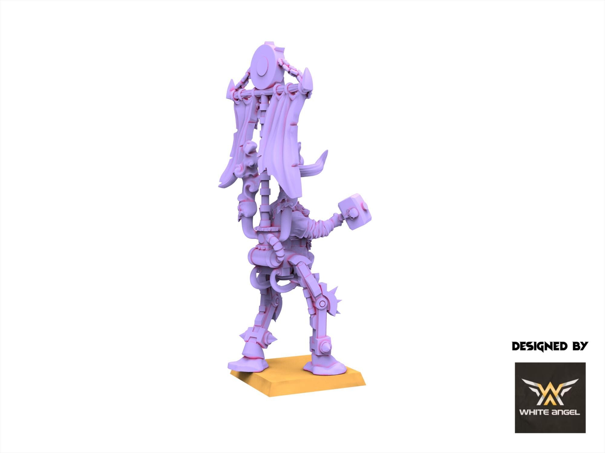 Infernal Dwarves - Infernal Great Engineer - usable for Oldhammer, Fantasy battles, 9th age