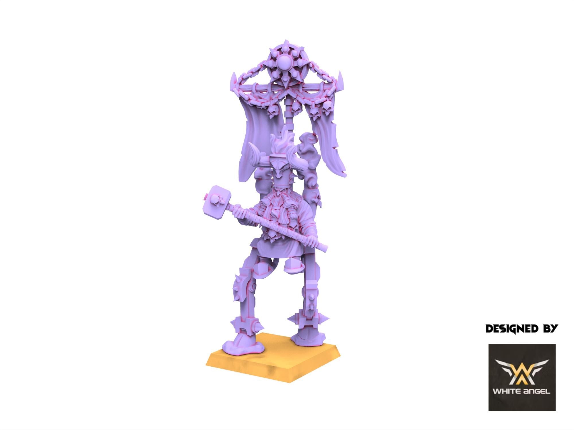 Infernal Dwarves - Infernal Great Engineer - usable for Oldhammer, Fantasy battles, 9th age