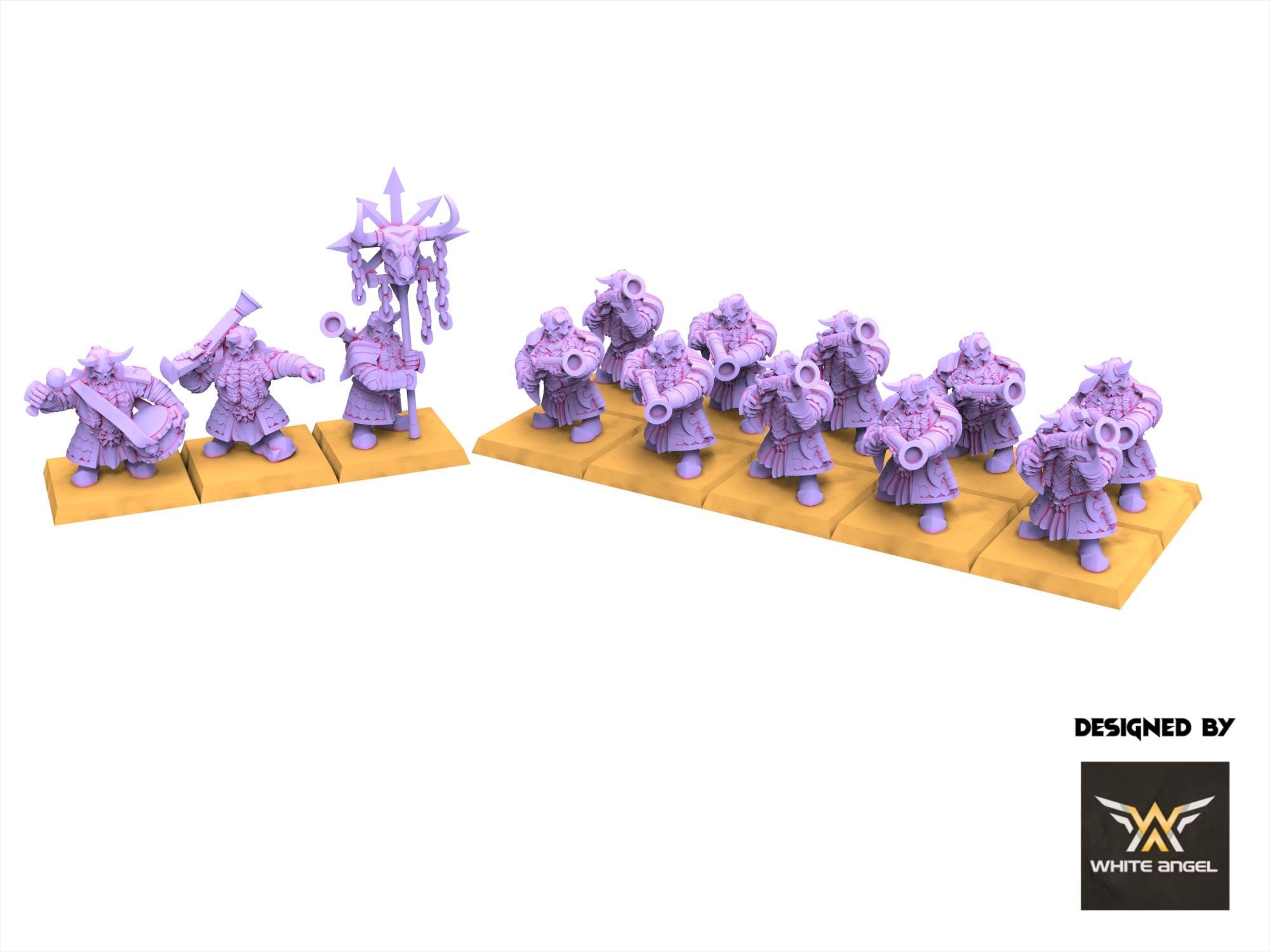 Infernal Dwarves - Infernal gun - usable for Oldhammer, Fantasy battles, 9th age