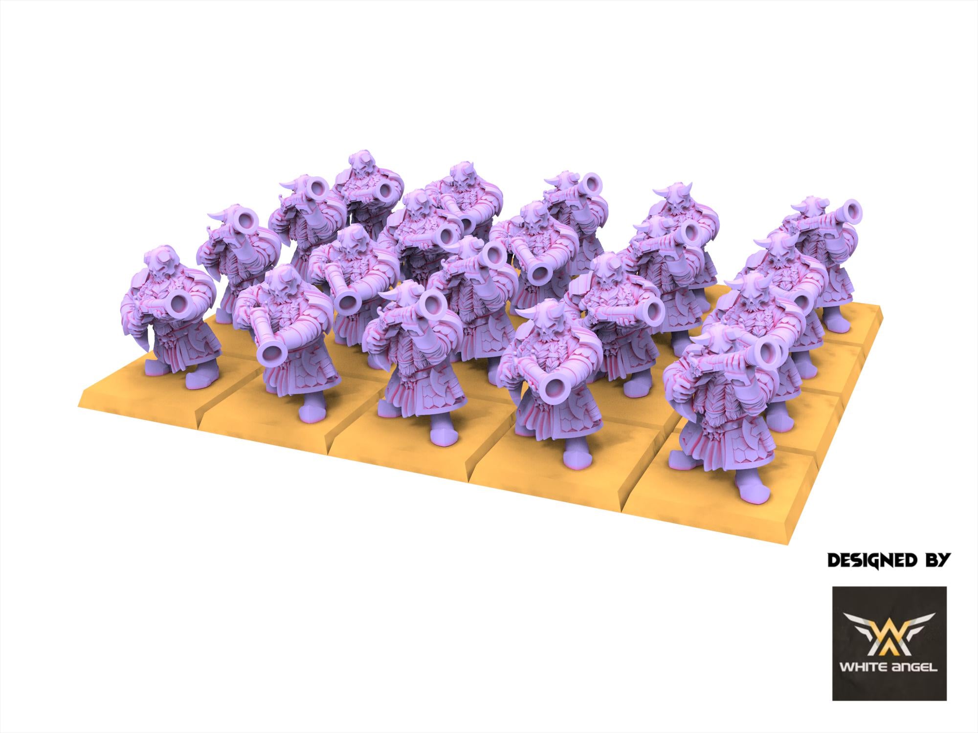 Infernal Dwarves - Infernal gun - usable for Oldhammer, Fantasy battles, 9th age