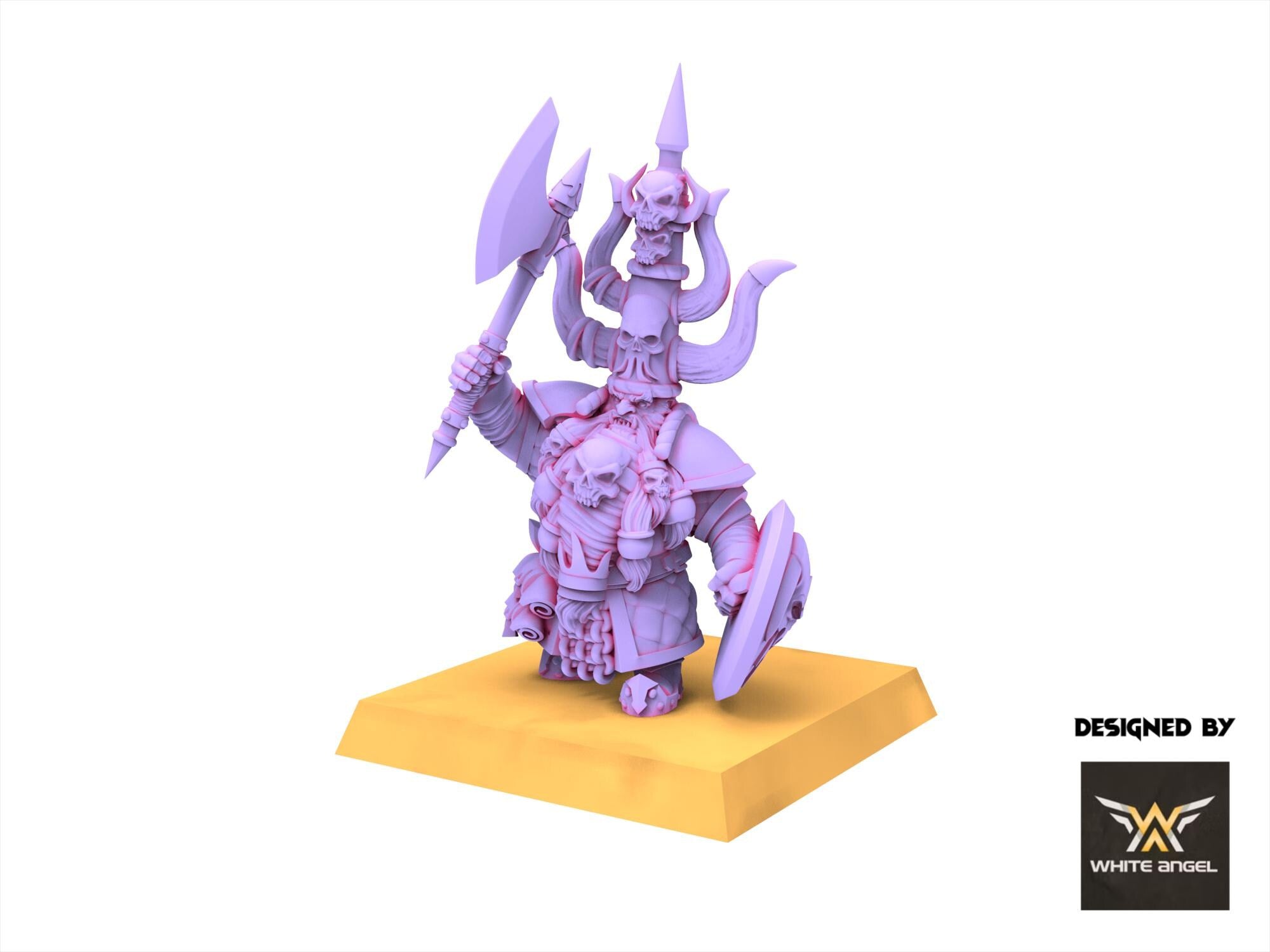 Infernal Dwarves -Infernal King - usable for Oldhammer, Fantasy battles, 9th age