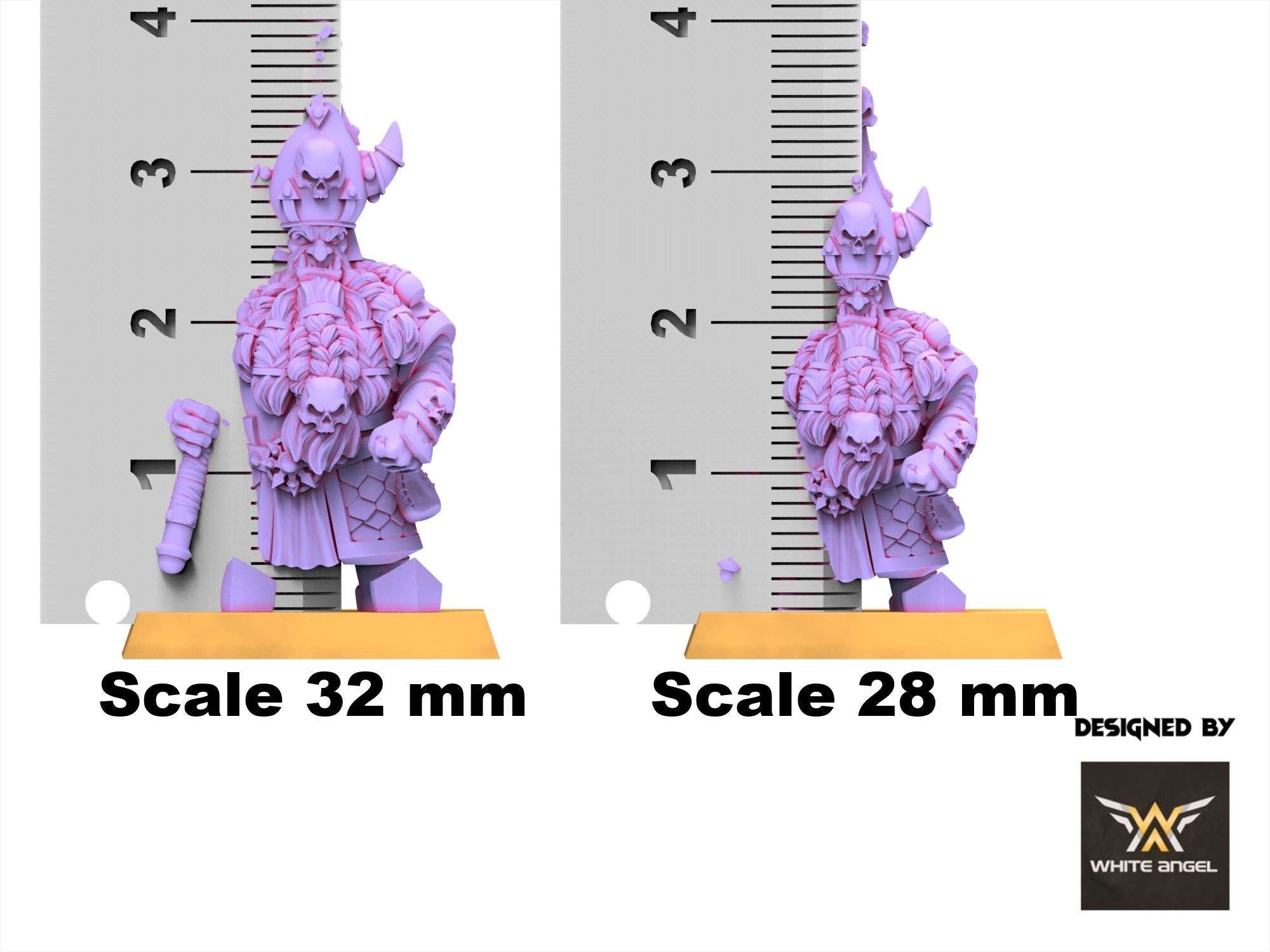 Infernal Dwarves - Infernal Lance - usable for Oldhammer, Fantasy battles, 9th age