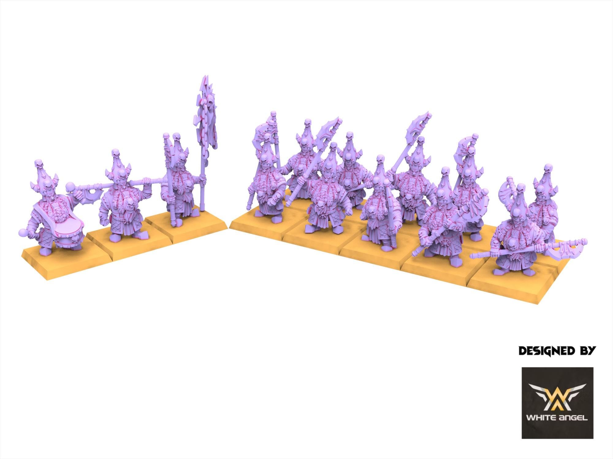 Infernal Dwarves - Infernal Lance - usable for Oldhammer, Fantasy battles, 9th age