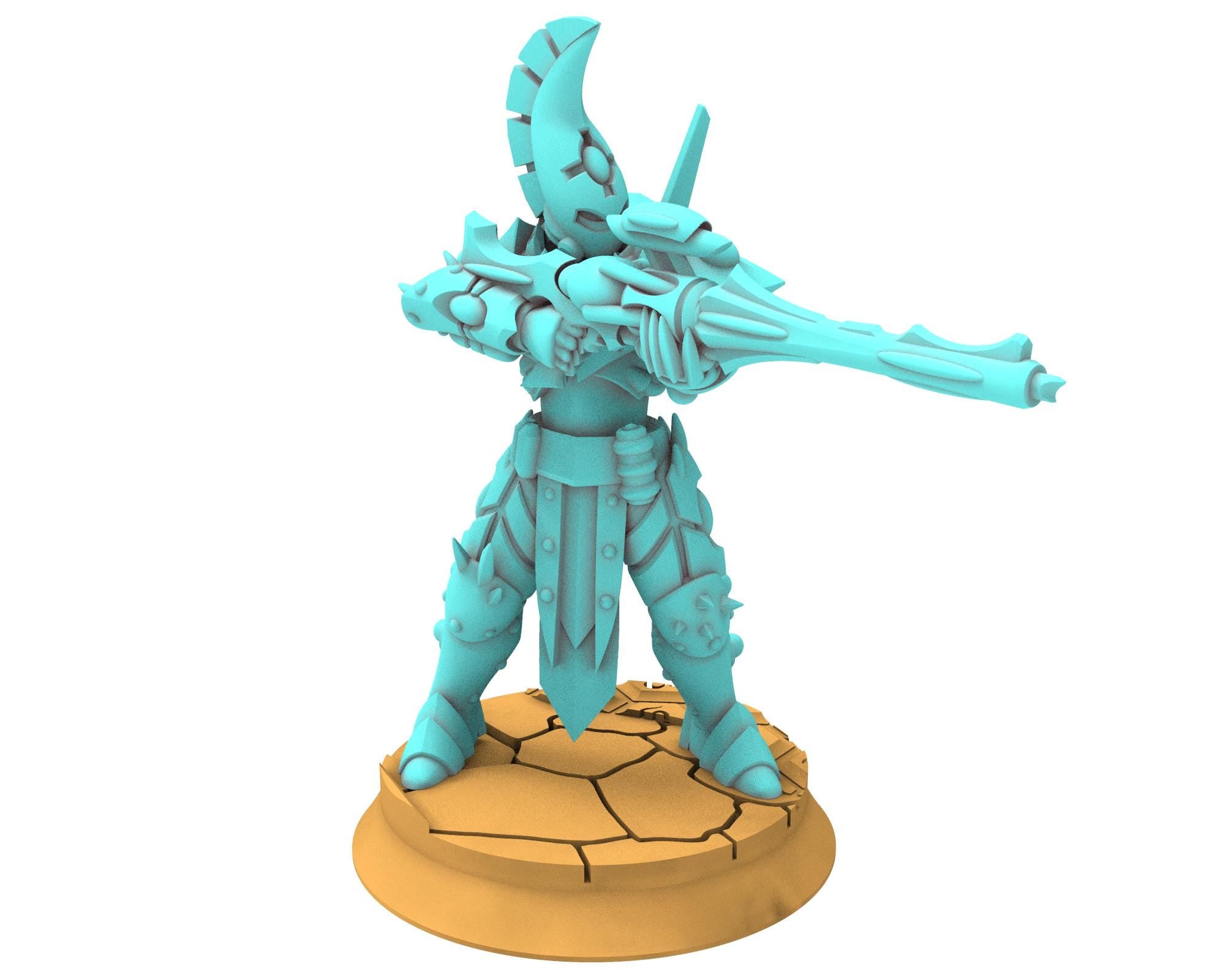 Space Elves - Pirate Mercenaries - Tech Elves Edge Miniatures, The Cursed Dimension