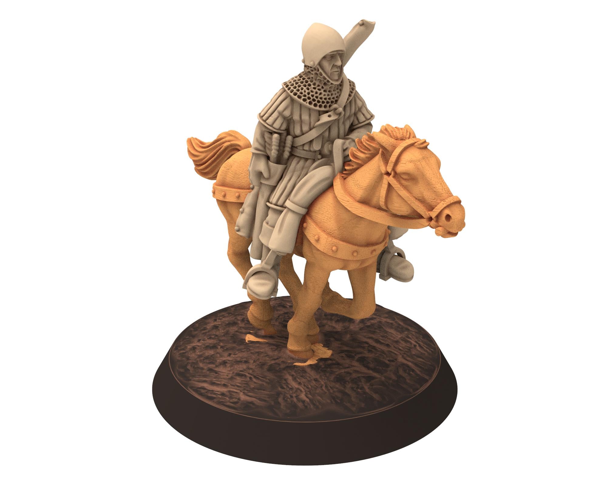 Medieval - Mounted Bowmen, 11 to 15th century Generic Medieval soldiers , 28mm Historical Wargame, Saga... Medbury miniatures