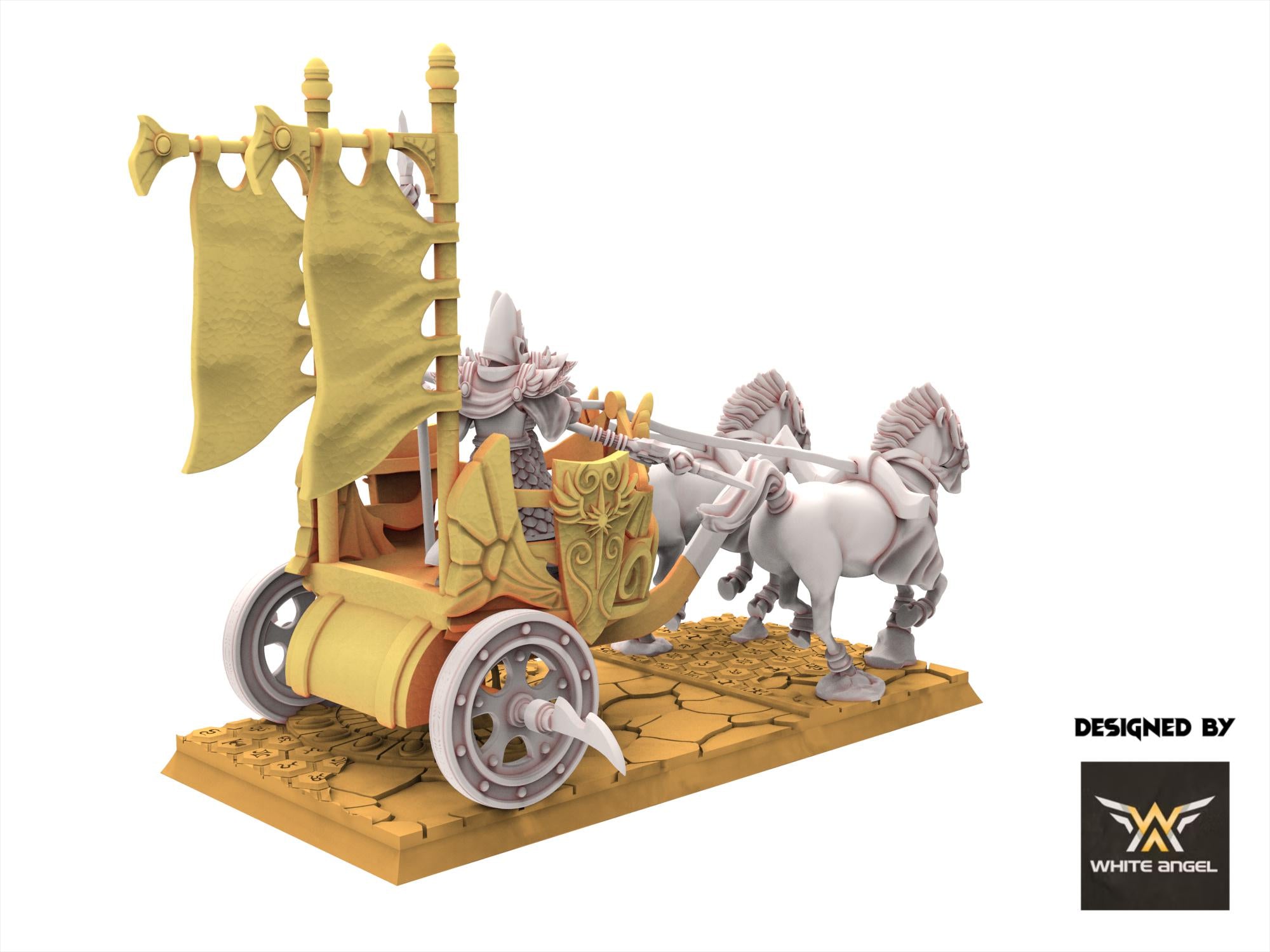 Hight Elves -Chariot of Light, usable for 9th Age, Fantasy Battle, Oldhammer, King of war