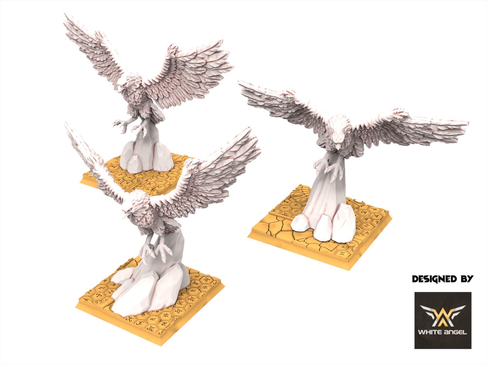 Hight Elves -Giant Eagles, usable for 9th Age, Fantasy Battle, Oldhamm