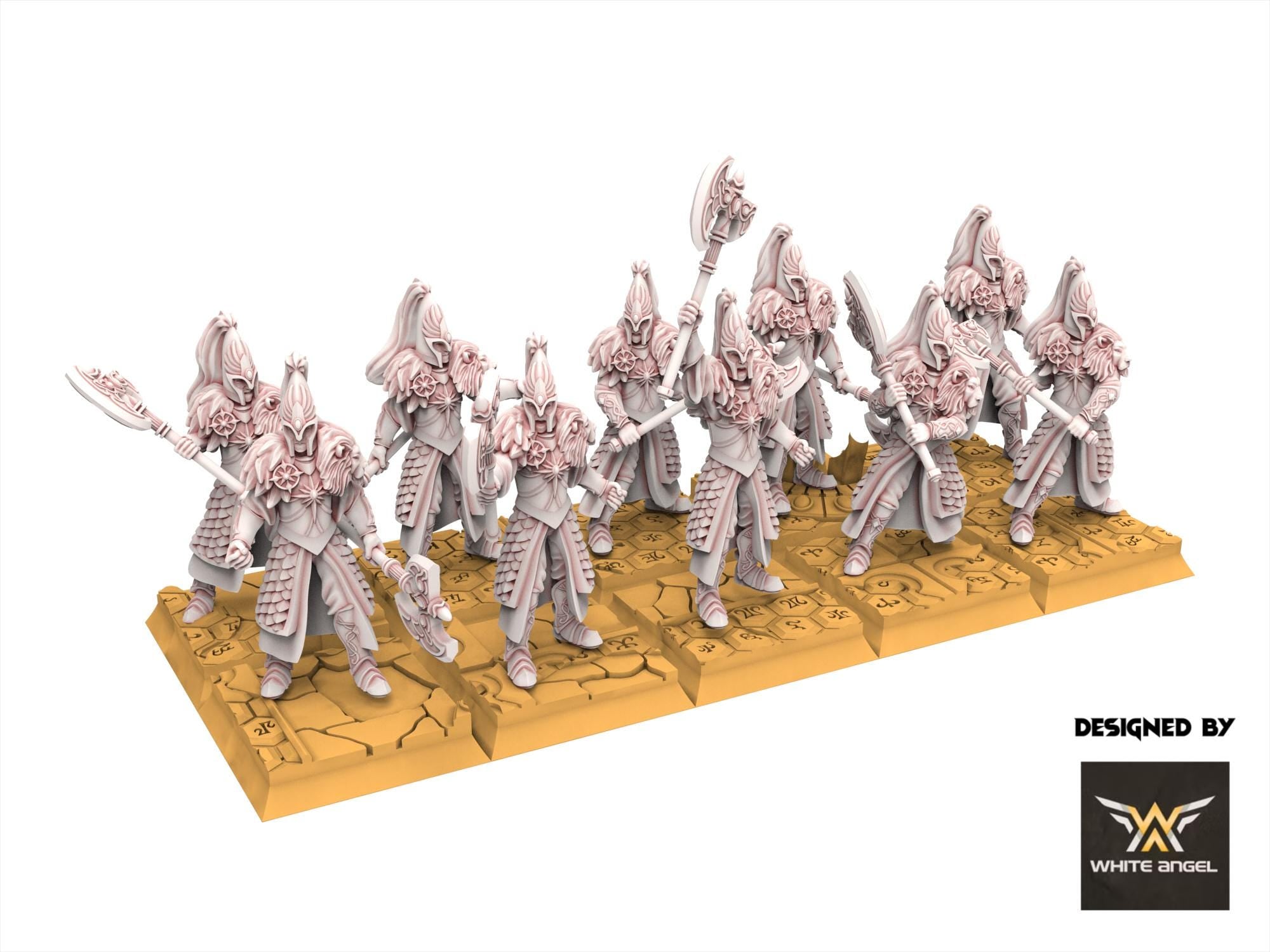 Hight Elves - Imperial lion Warriors, usable for 9th Age, Fantasy Battle, Oldhammer, King of war