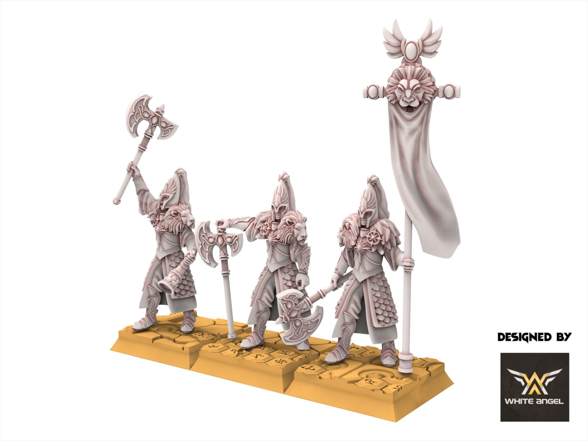 Hight Elves - Imperial lion Warriors, usable for 9th Age, Fantasy Battle, Oldhammer, King of war