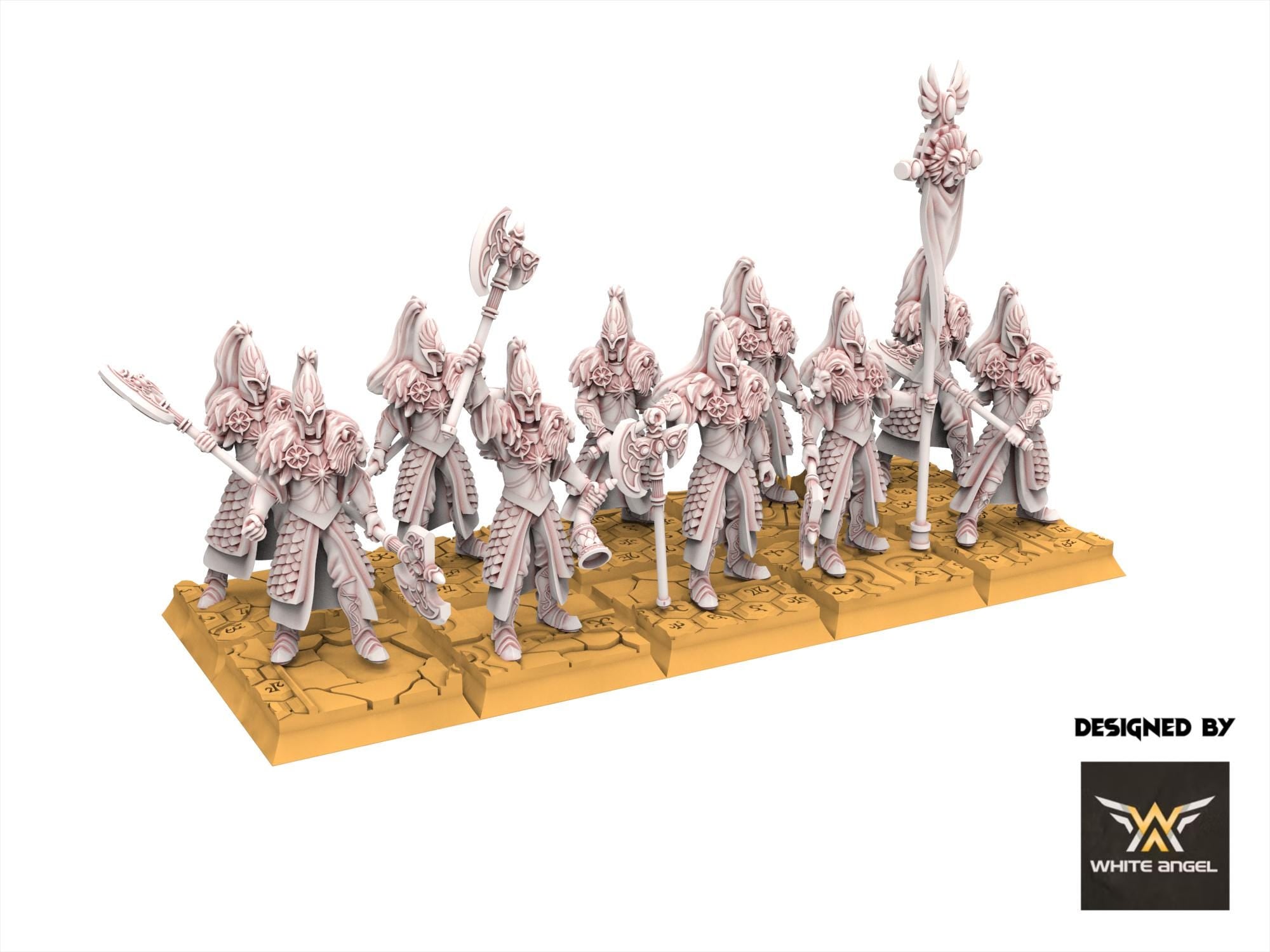 Hight Elves - Imperial lion Warriors, usable for 9th Age, Fantasy Battle, Oldhammer, King of war