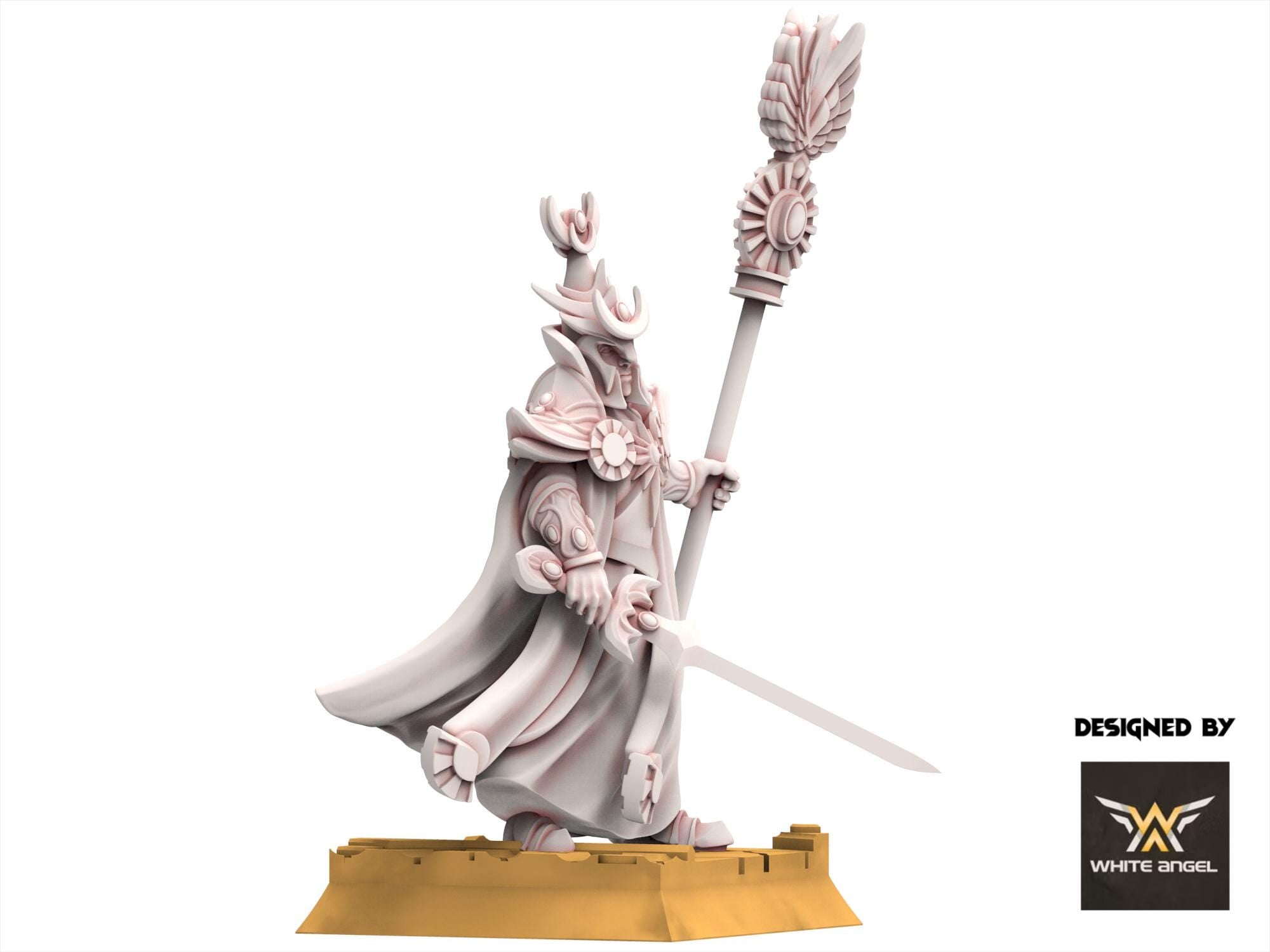 Hight Elves -Archmage of the sun, usable for 9th Age, Fantasy Battle, Oldhammer, King of war