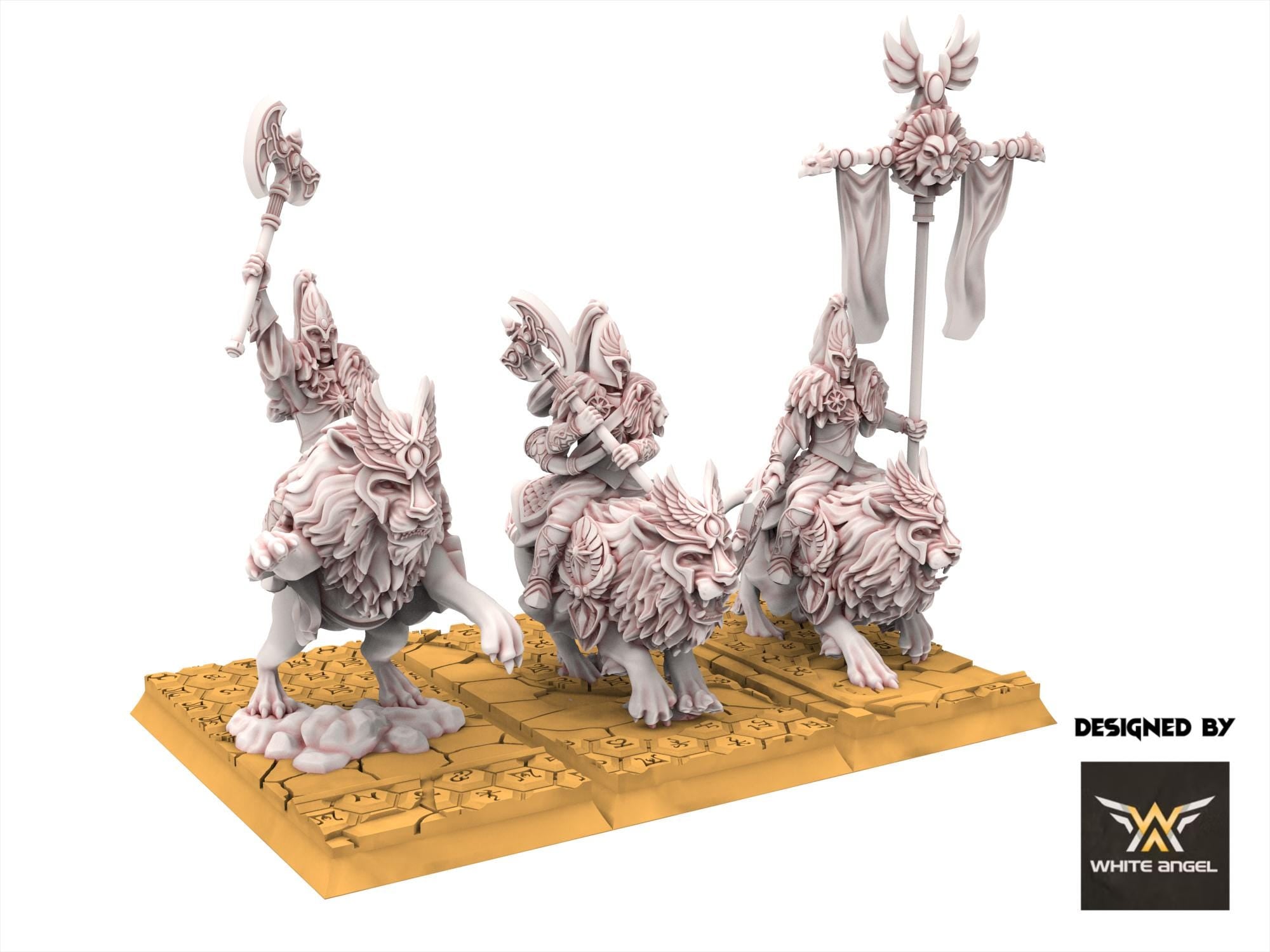 Hight Elves - Elite Lion, usable for 9th Age, Fantasy Battle, Oldhammer, King of war