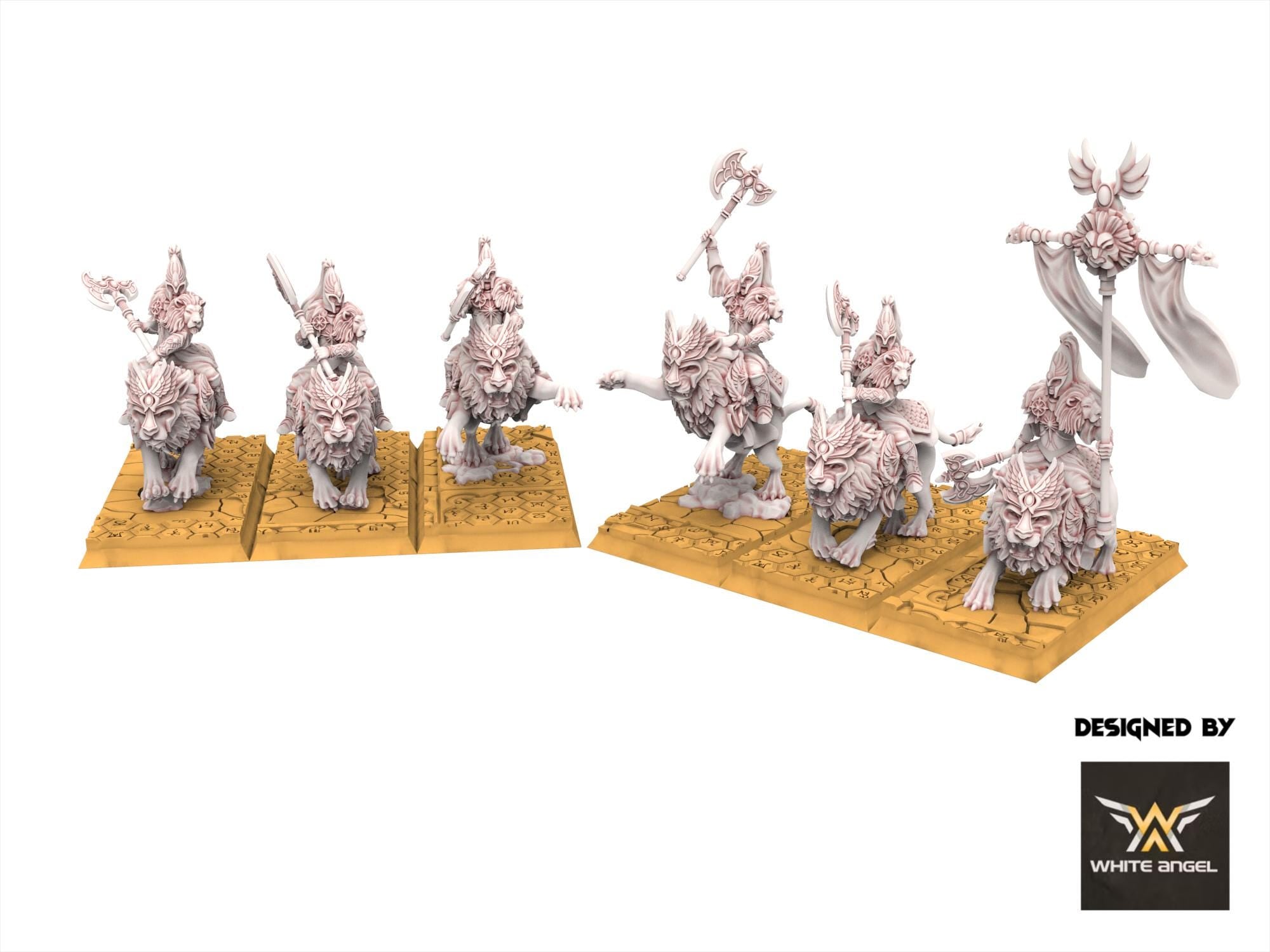Hight Elves - Elite Lion, usable for 9th Age, Fantasy Battle, Oldhammer, King of war