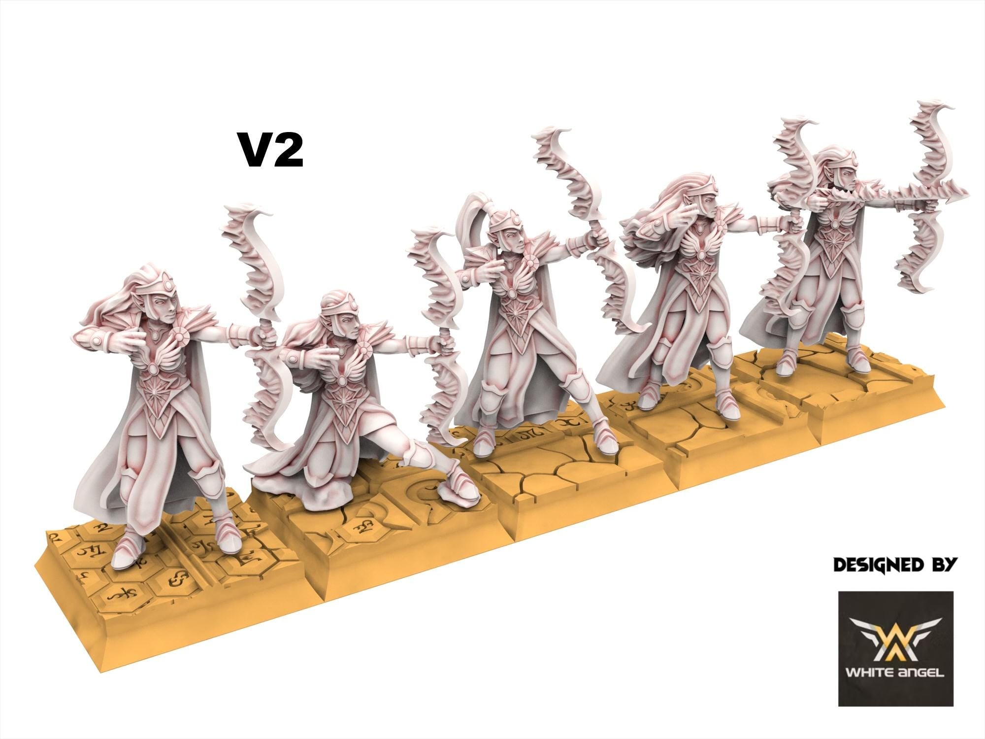 Hight Elves -Sister of High Kingdom, usable for 9th Age, Fantasy Battle, Oldhammer, King of war