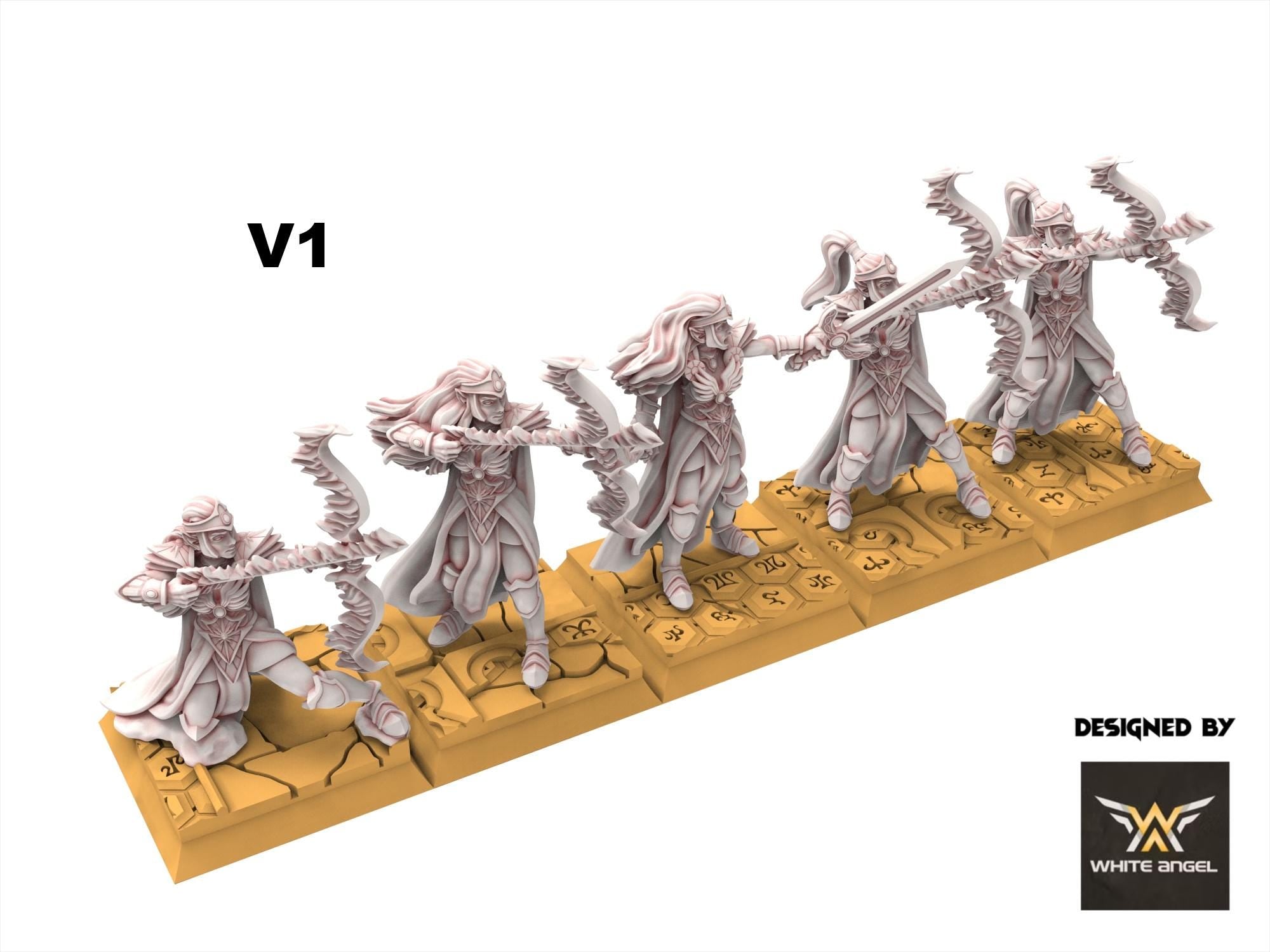 Hight Elves -Sister of High Kingdom, usable for 9th Age, Fantasy Battle, Oldhammer, King of war