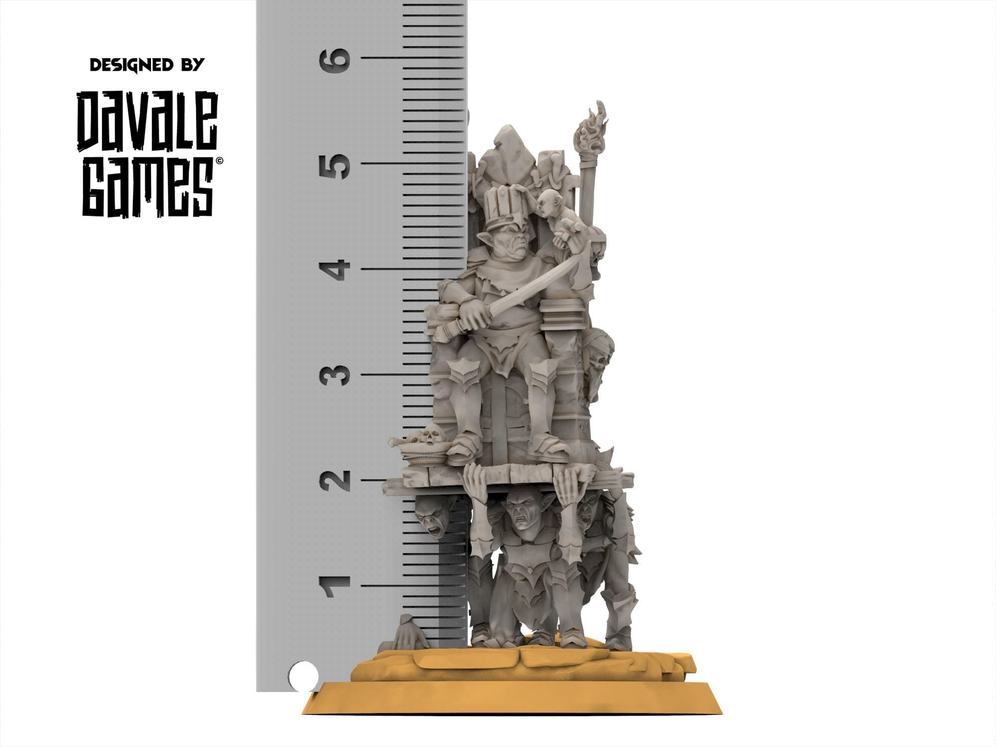 Goblin cave - Gruluk the Big King of the cave