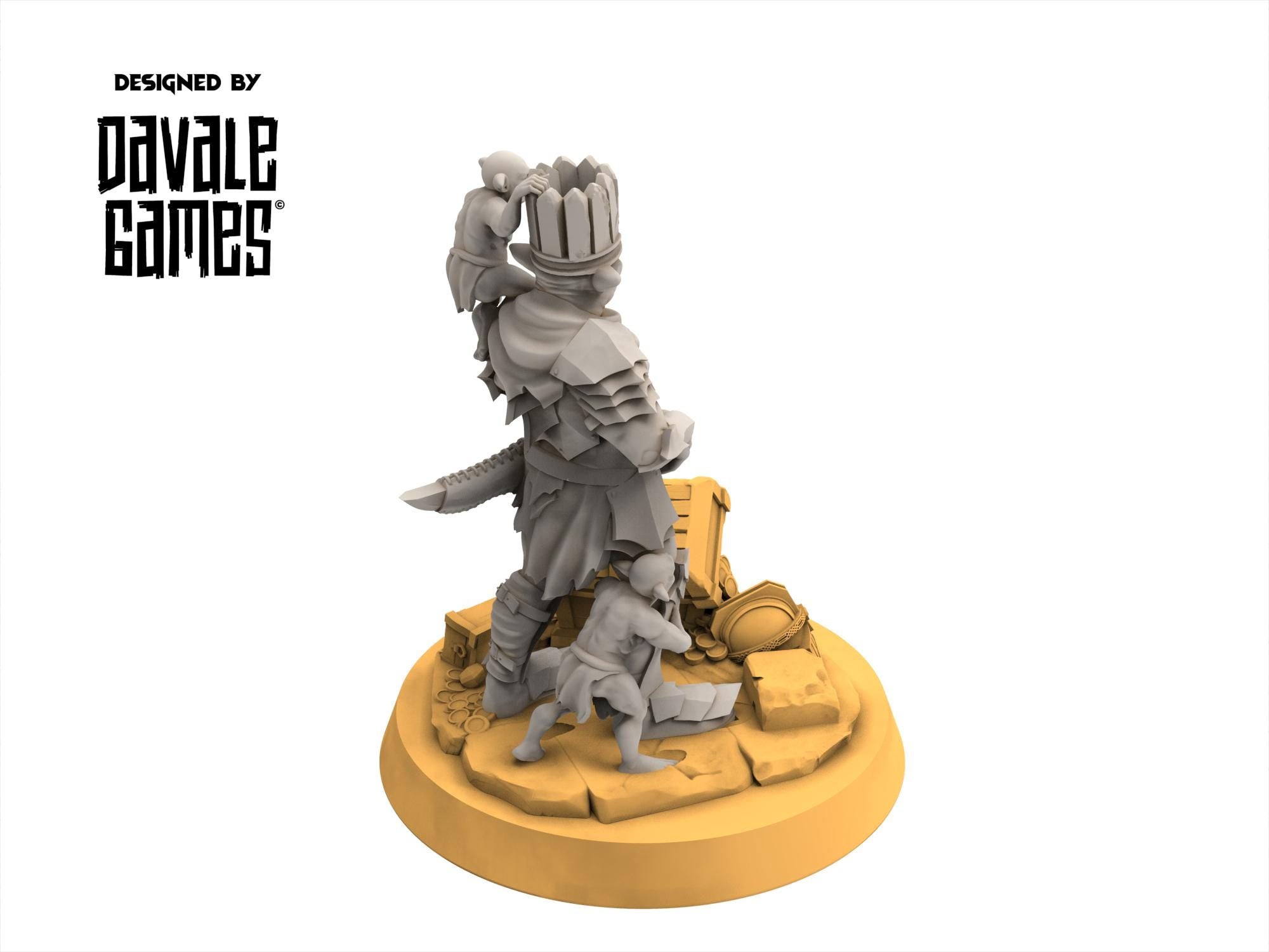 Goblin cave - Gruluk the Big King of the cave