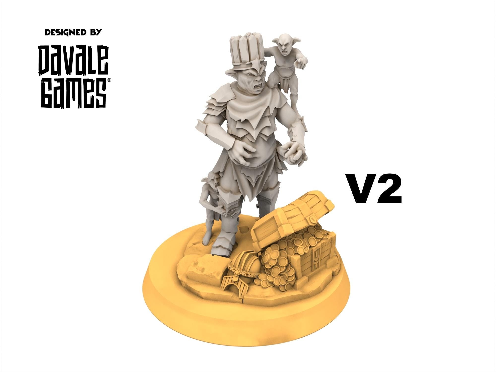 Goblin cave - Gruluk the Big King of the cave