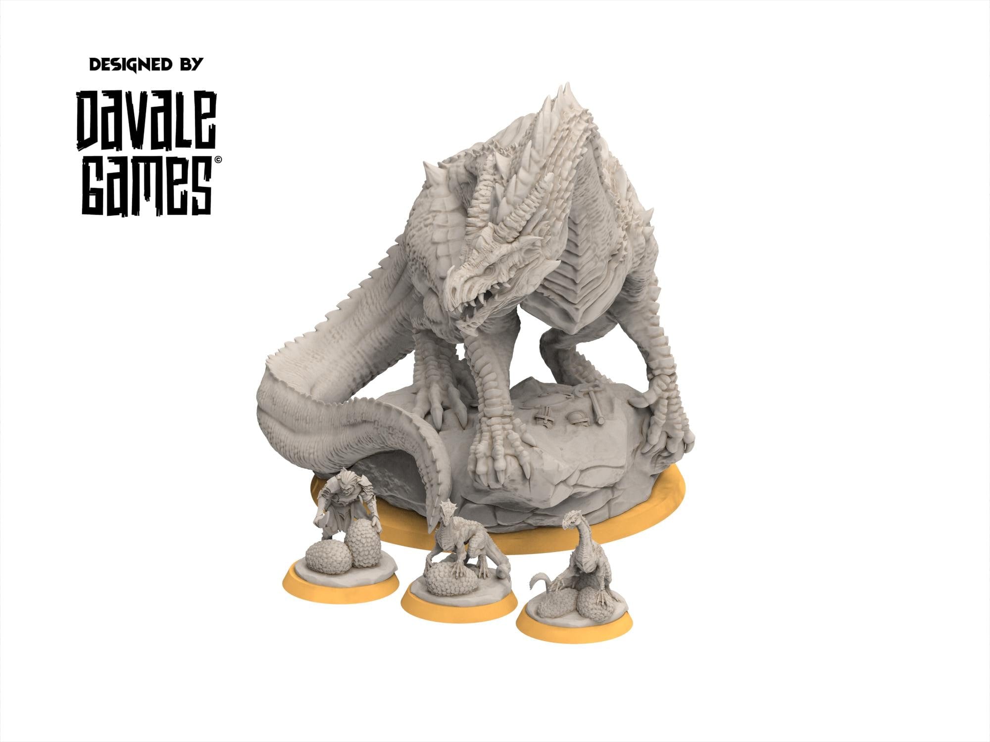 Goblin cave - Mountain Drake, Dwarf mine, Middle rings miniatures pour wargame D&D, SDA...