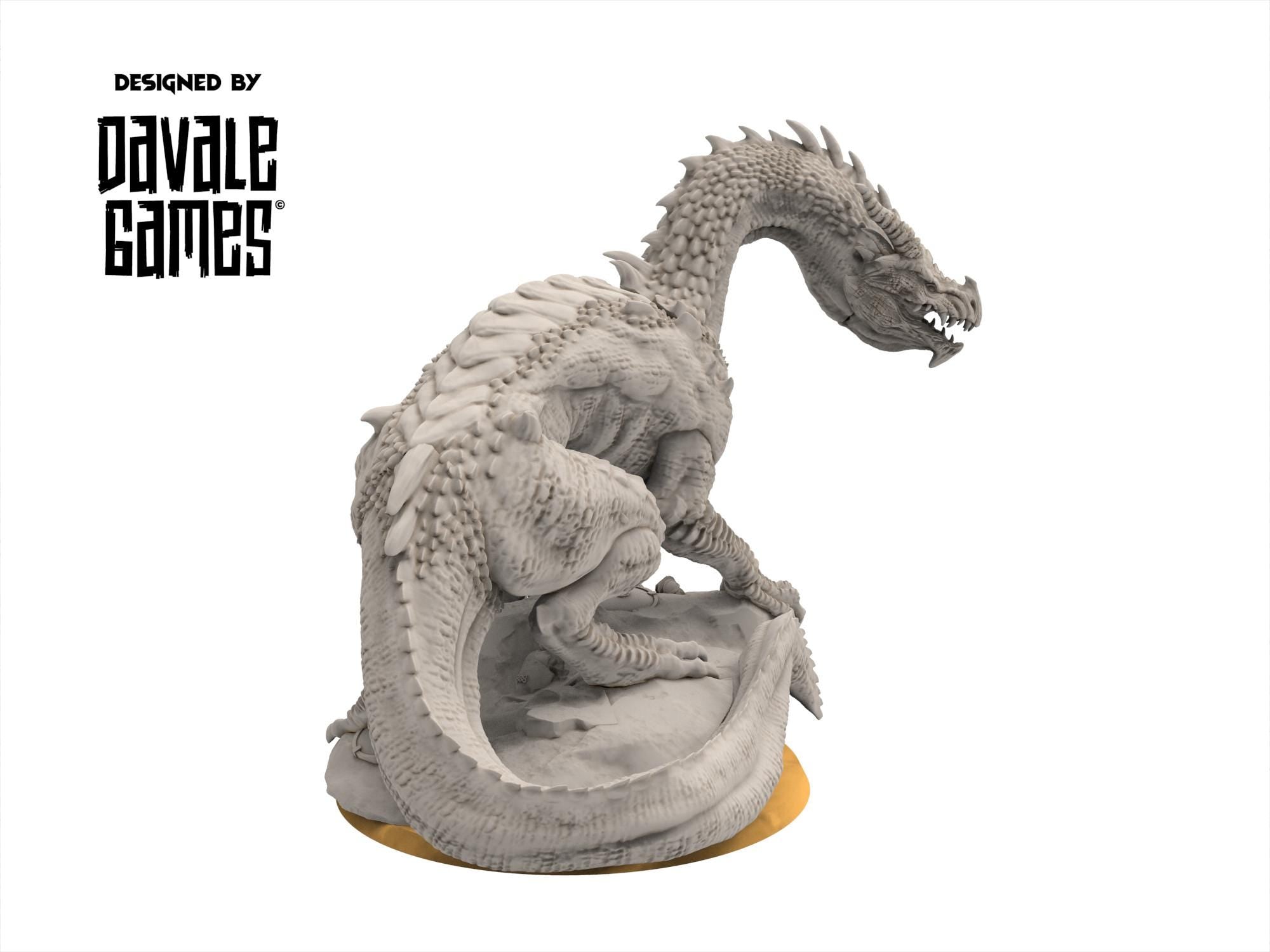 Goblin cave - Mountain Drake, Dwarf mine, Middle rings miniatures pour wargame D&D, SDA...