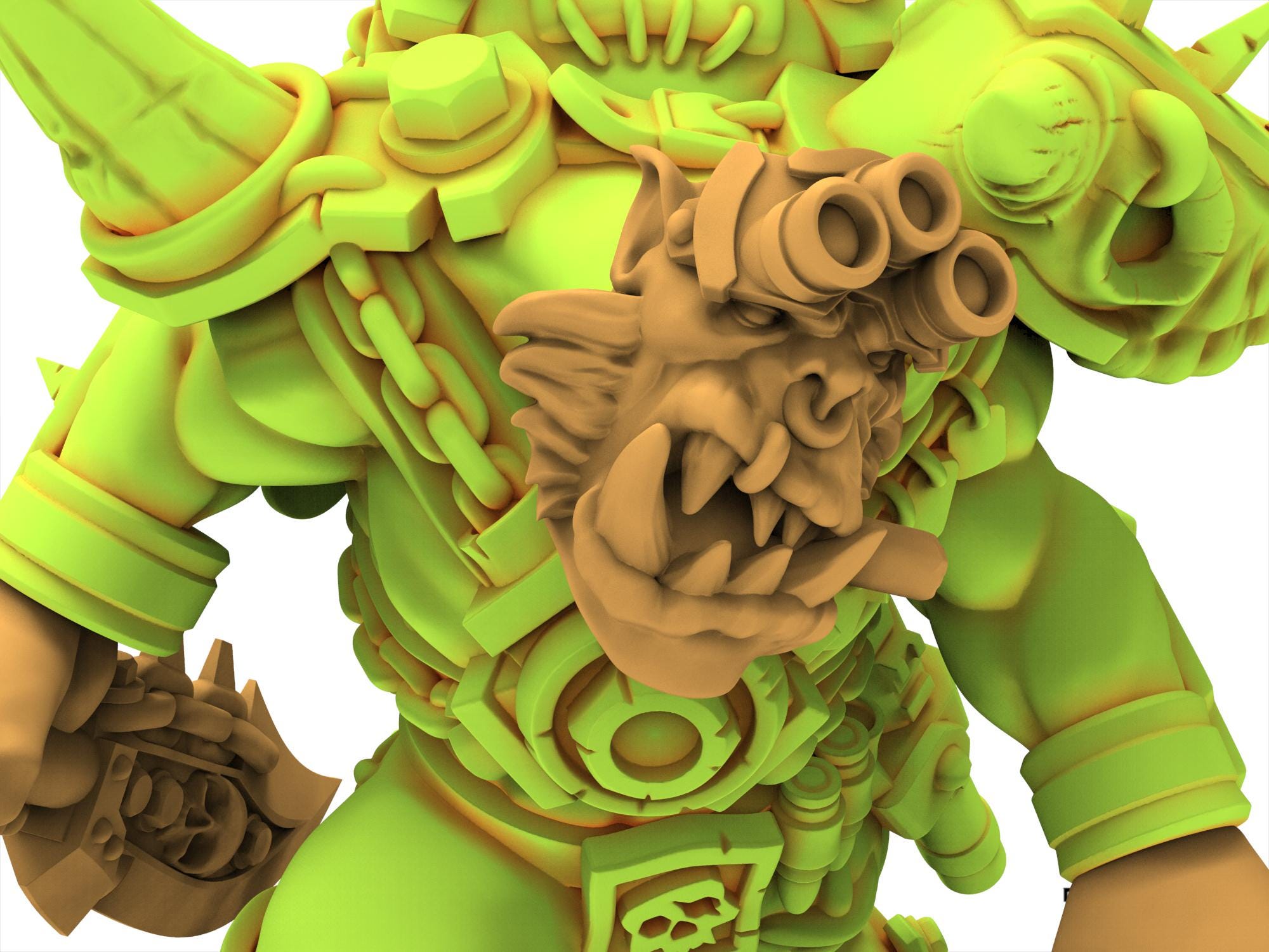Green Skin - x3 Heavy Strikerz