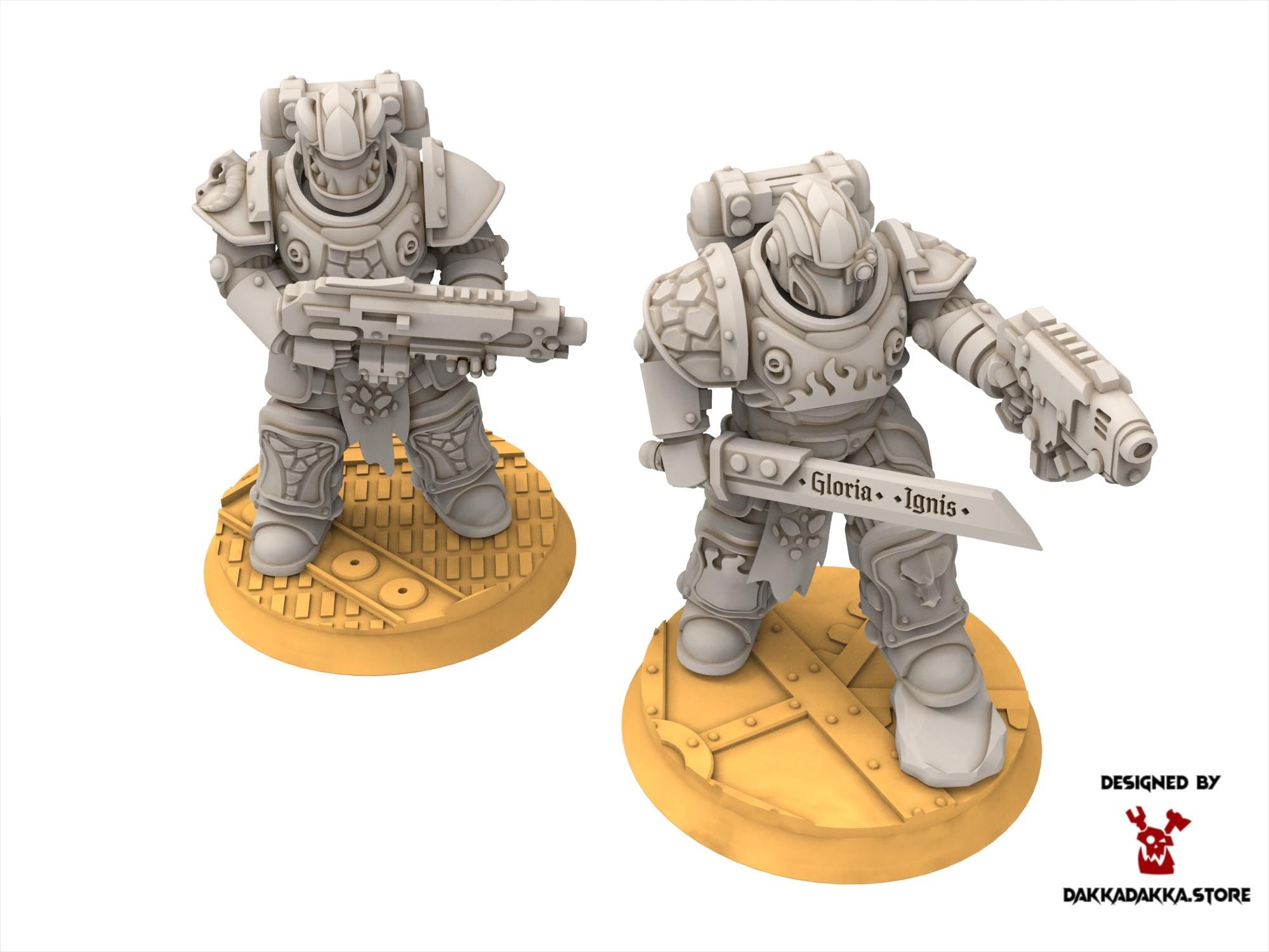 Legio Prima - Ignisaurus Clan Warriors Tactical Squad