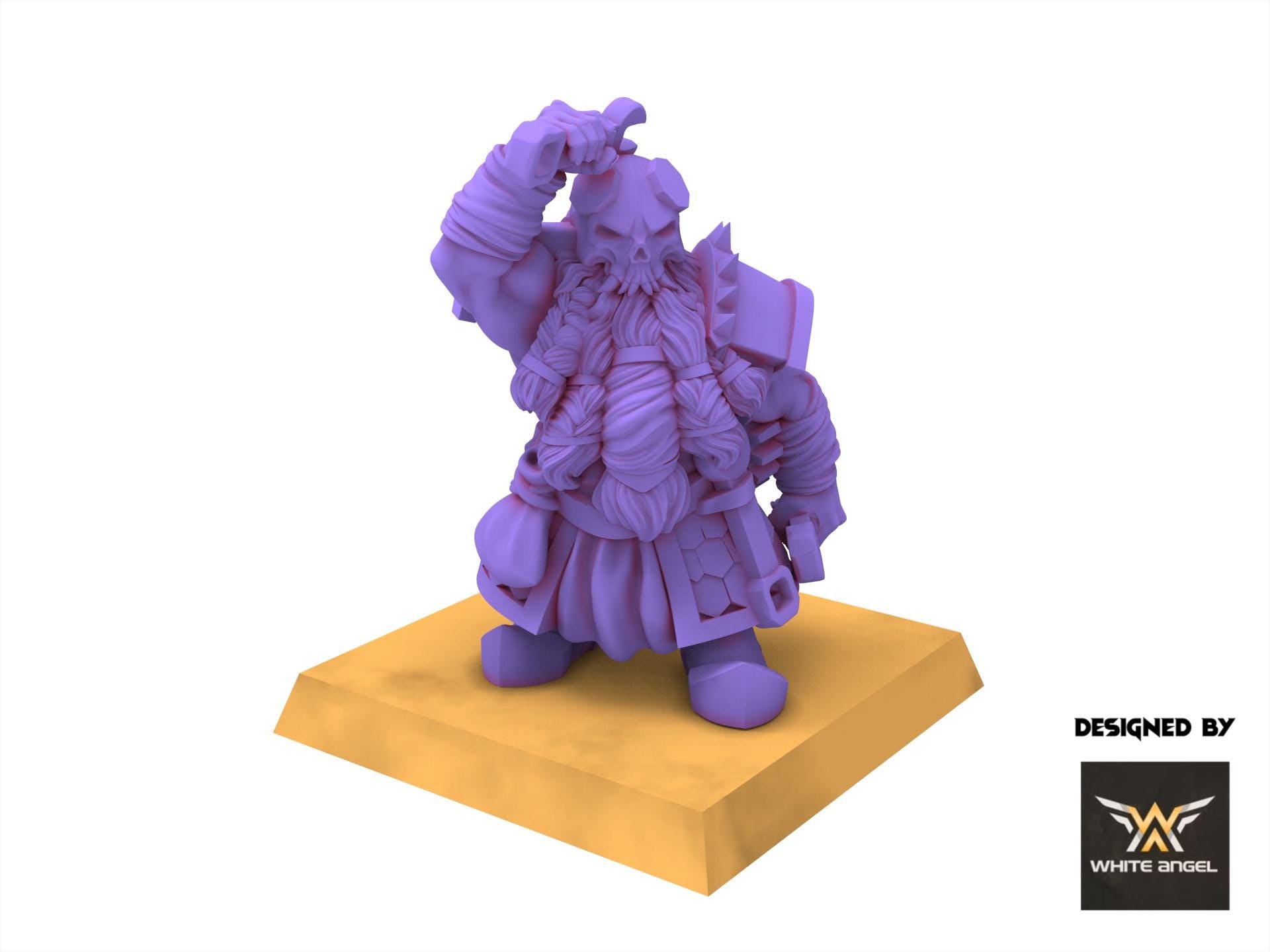 Infernal Dwarves - Infernal Destructor Cannon usable for Oldhammer, Fantasy battles, 9th age