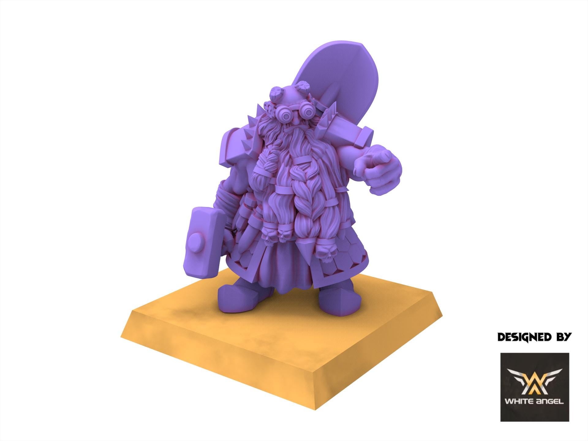 Infernal Dwarves - Infernal Destructor Cannon usable for Oldhammer, Fantasy battles, 9th age