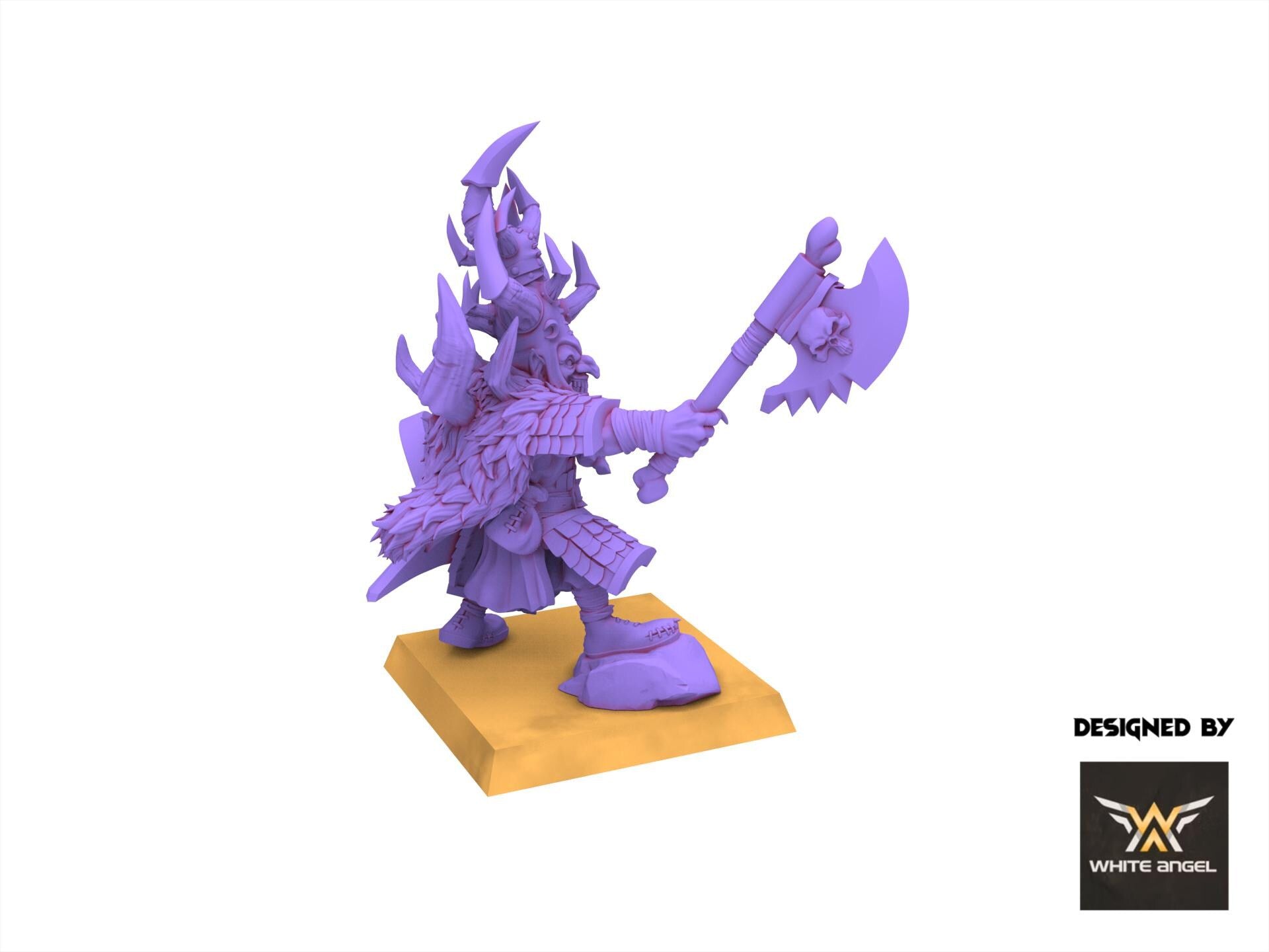 Infernal Dwarves - Goblin Commander - usable for Oldhammer, Fantasy battles, 9th age