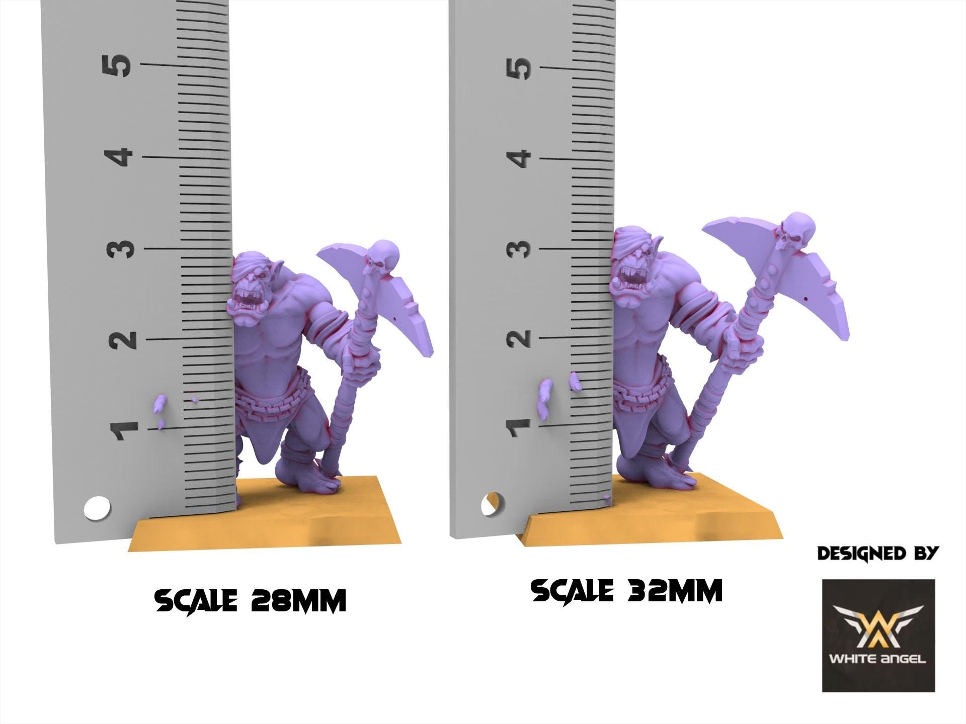 Infernal Dwarves - Infernal Orc Slave - usable for Oldhammer, Fantasy battles, 9th age
