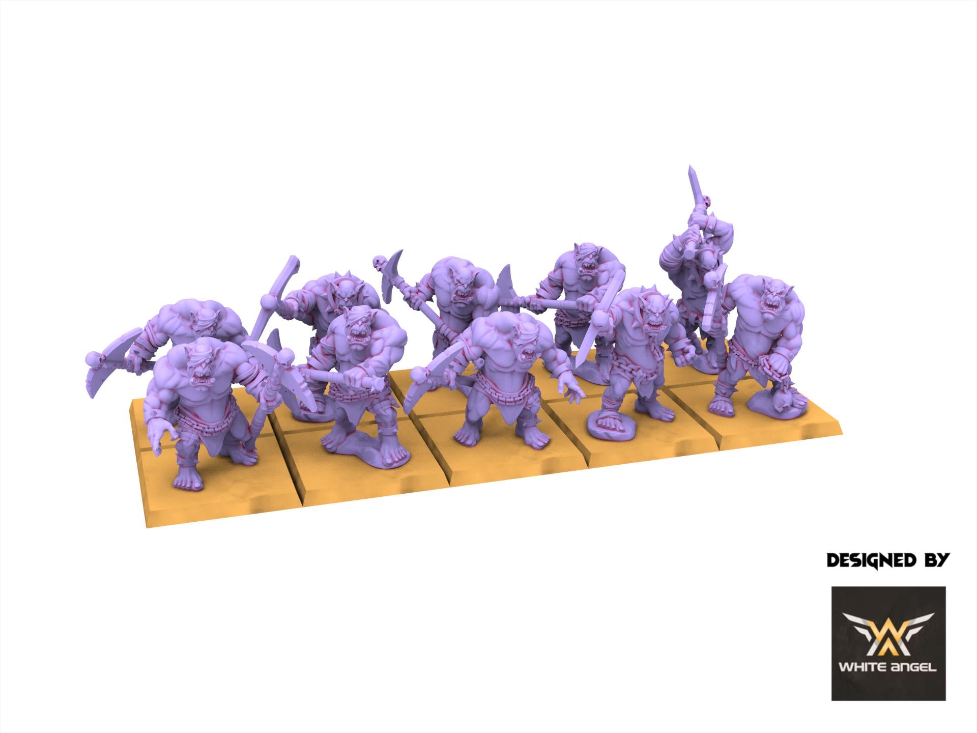 Infernal Dwarves - Infernal Orc Slave - usable for Oldhammer, Fantasy battles, 9th age