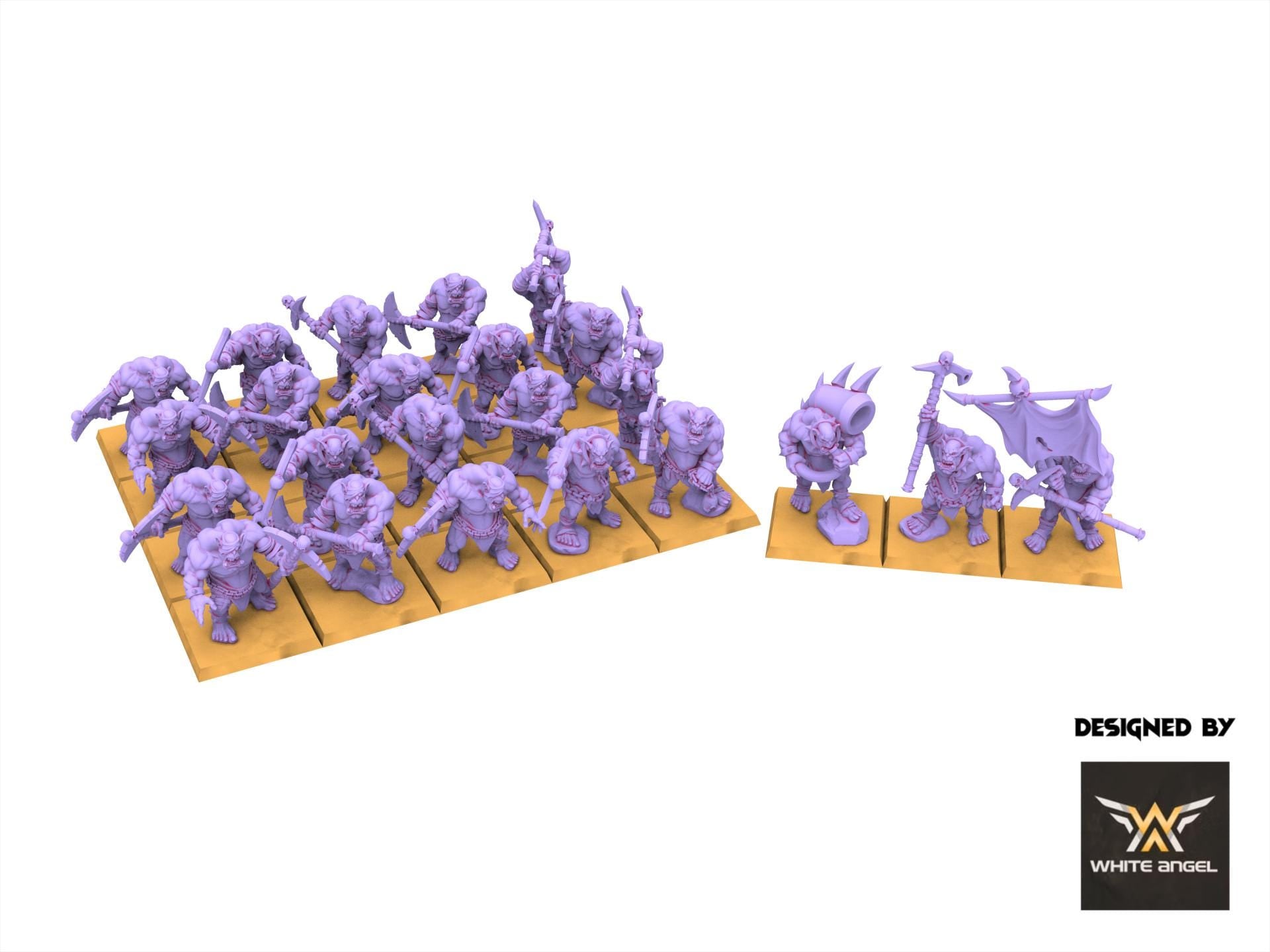 Infernal Dwarves - Infernal Orc Slave - usable for Oldhammer, Fantasy battles, 9th age