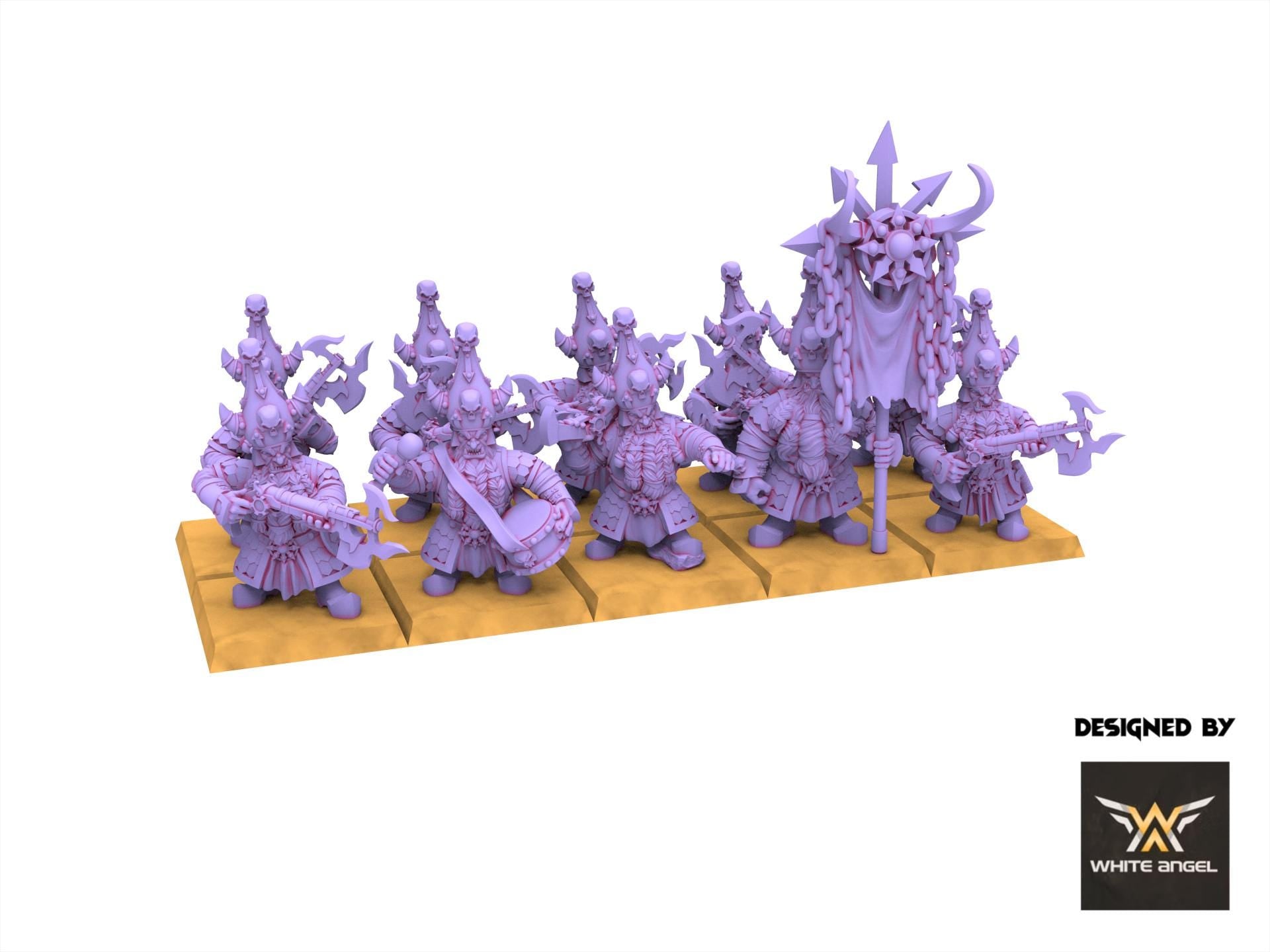 Infernal Dwarves - Infernal Whistle - usable for Oldhammer, Fantasy battles, 9th age